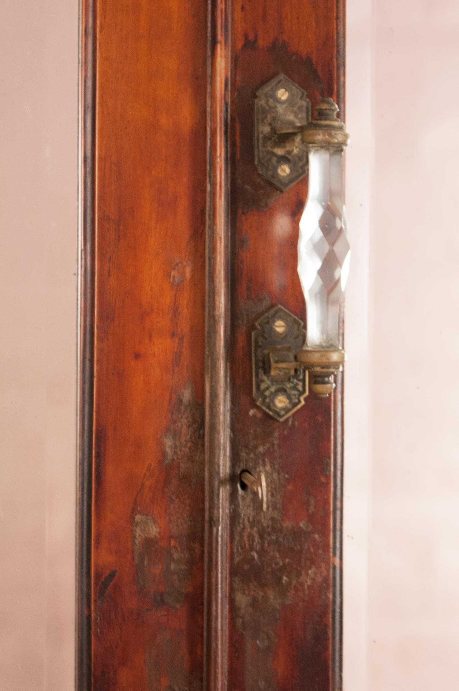 Early 20th Century Anglo-Indian Mahogany Armoire Storage Cabinet 1