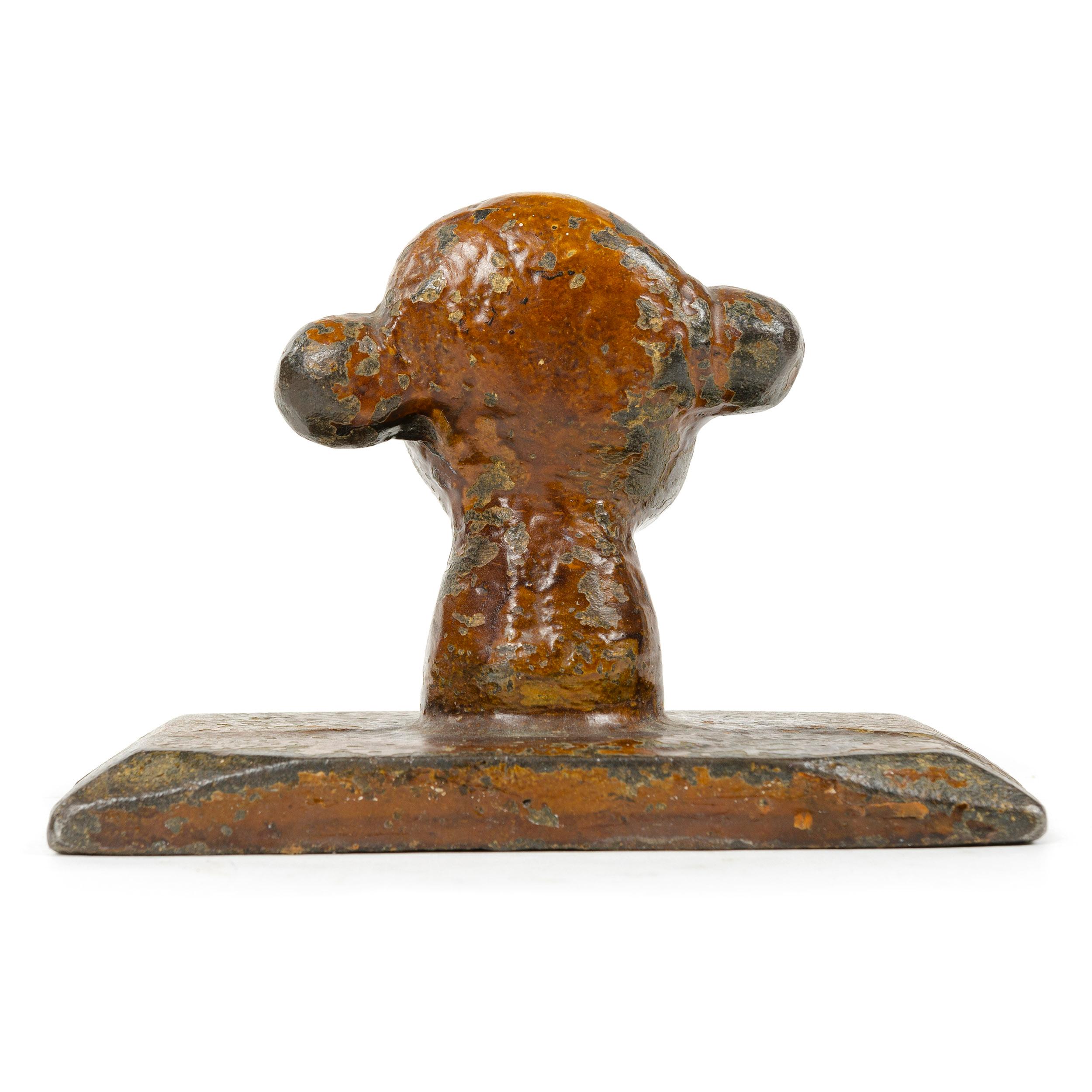 Early 20th Century Animal Shape Iron Paperweight In Good Condition In Sagaponack, NY