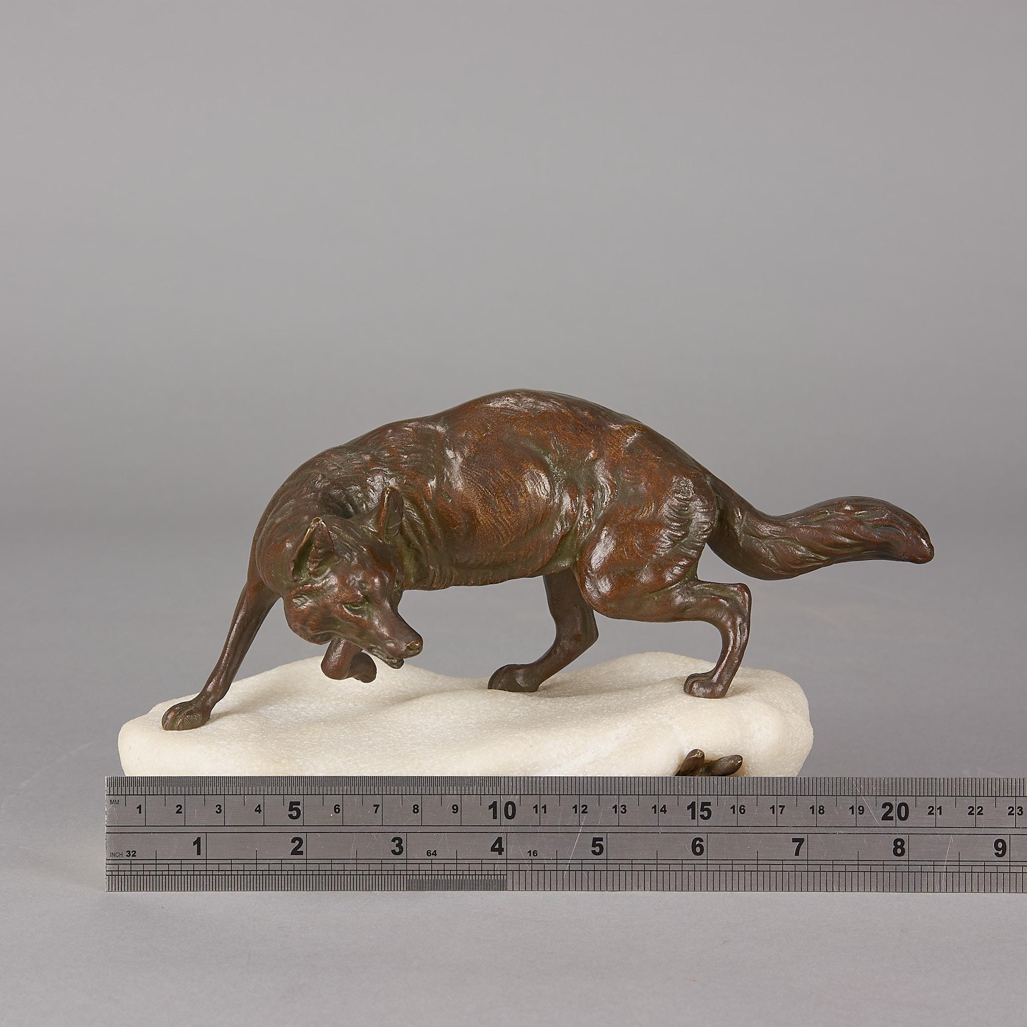 Bronzo animalier dei primi del 20th Century intitolato 