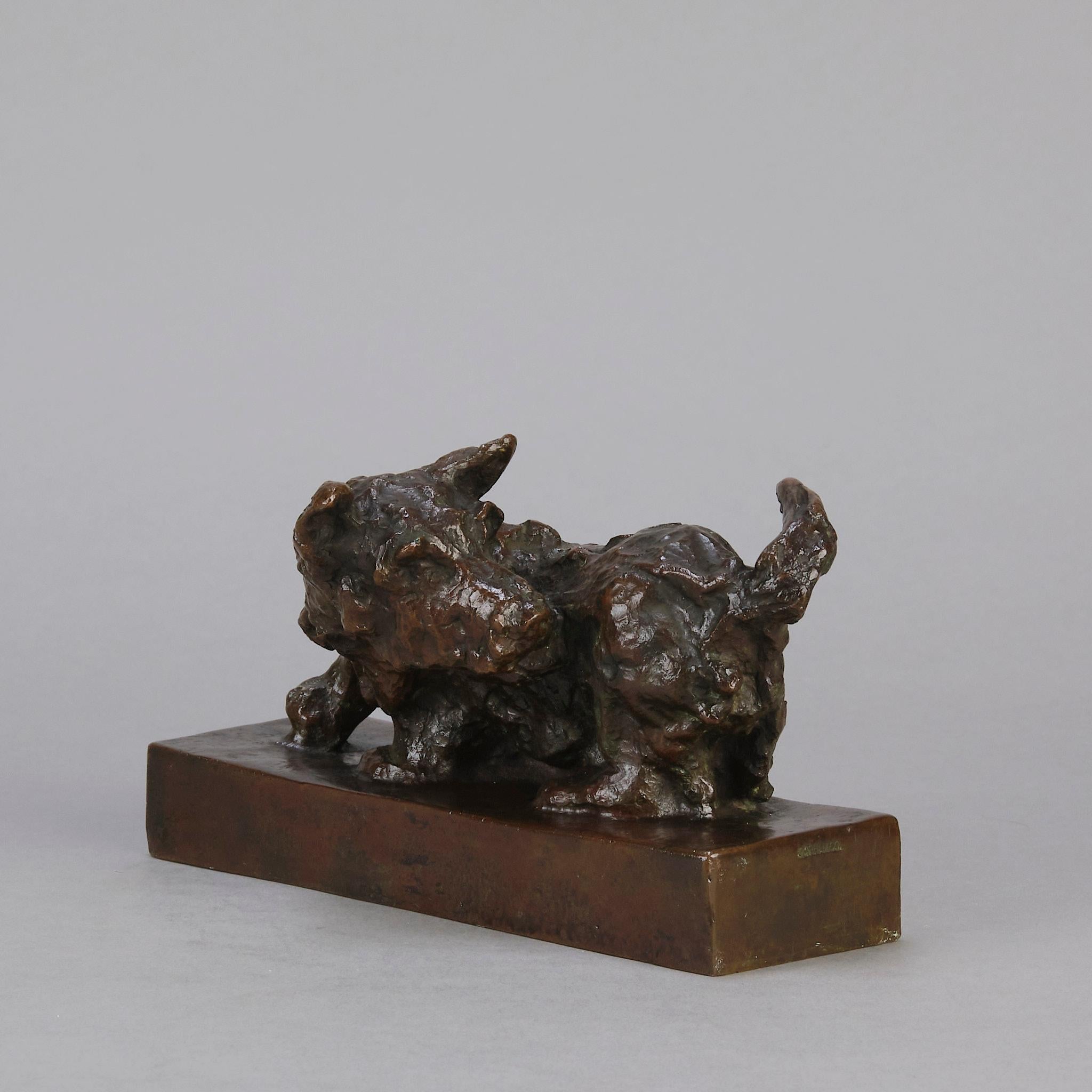 Scultura in bronzo Animalier dei primi del Novecento 