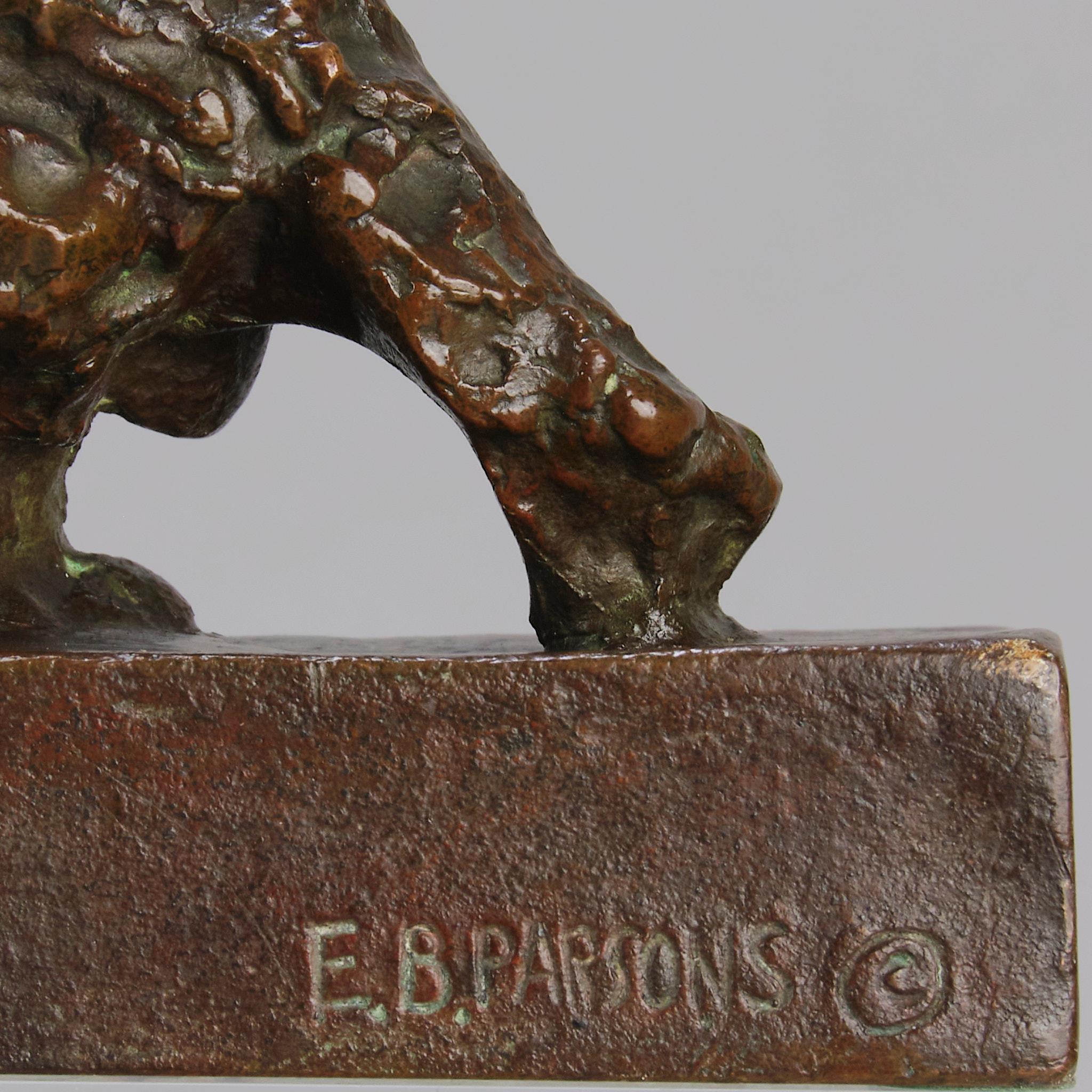 Scultura in bronzo Animalier dei primi del Novecento 