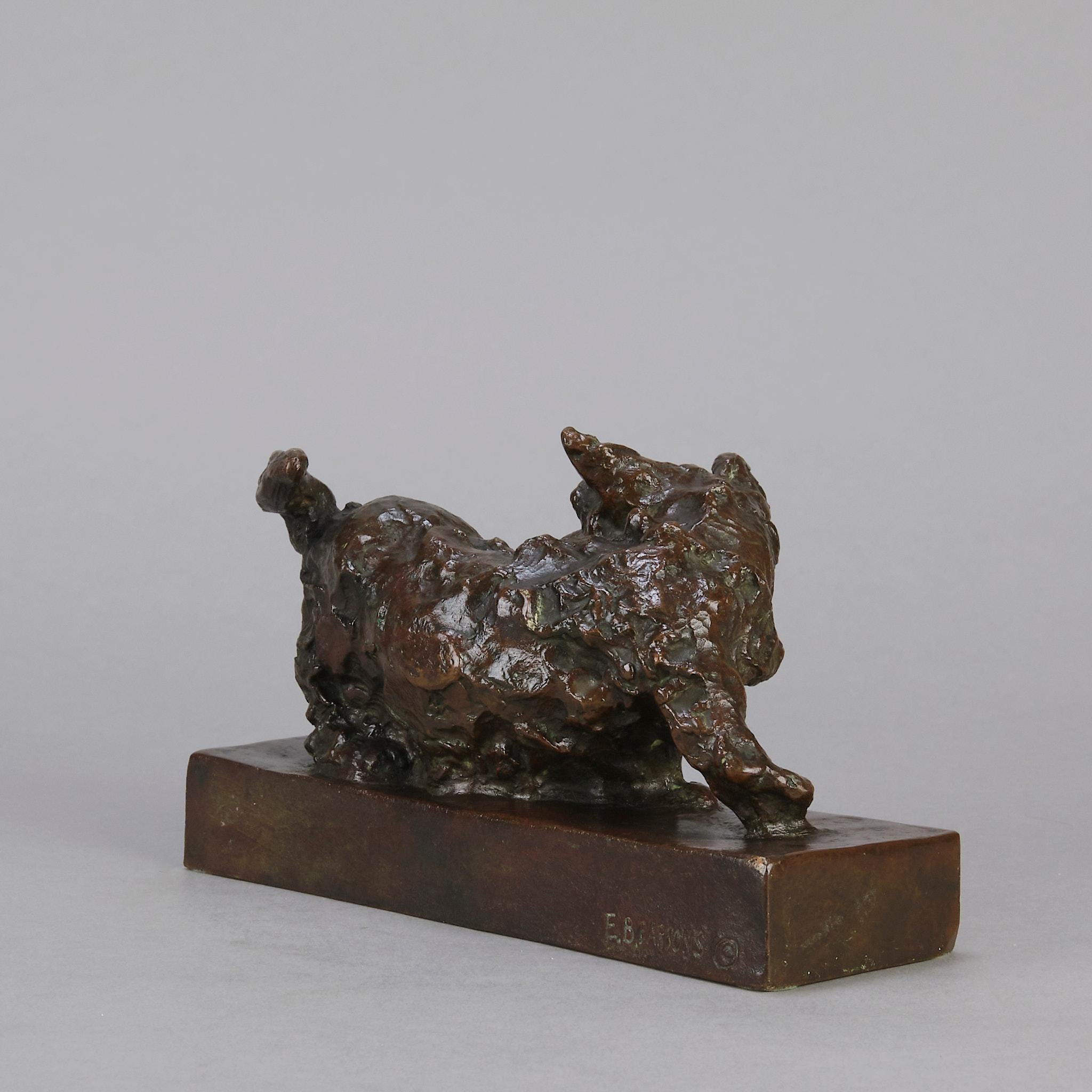 Scultura in bronzo Animalier dei primi del Novecento 
