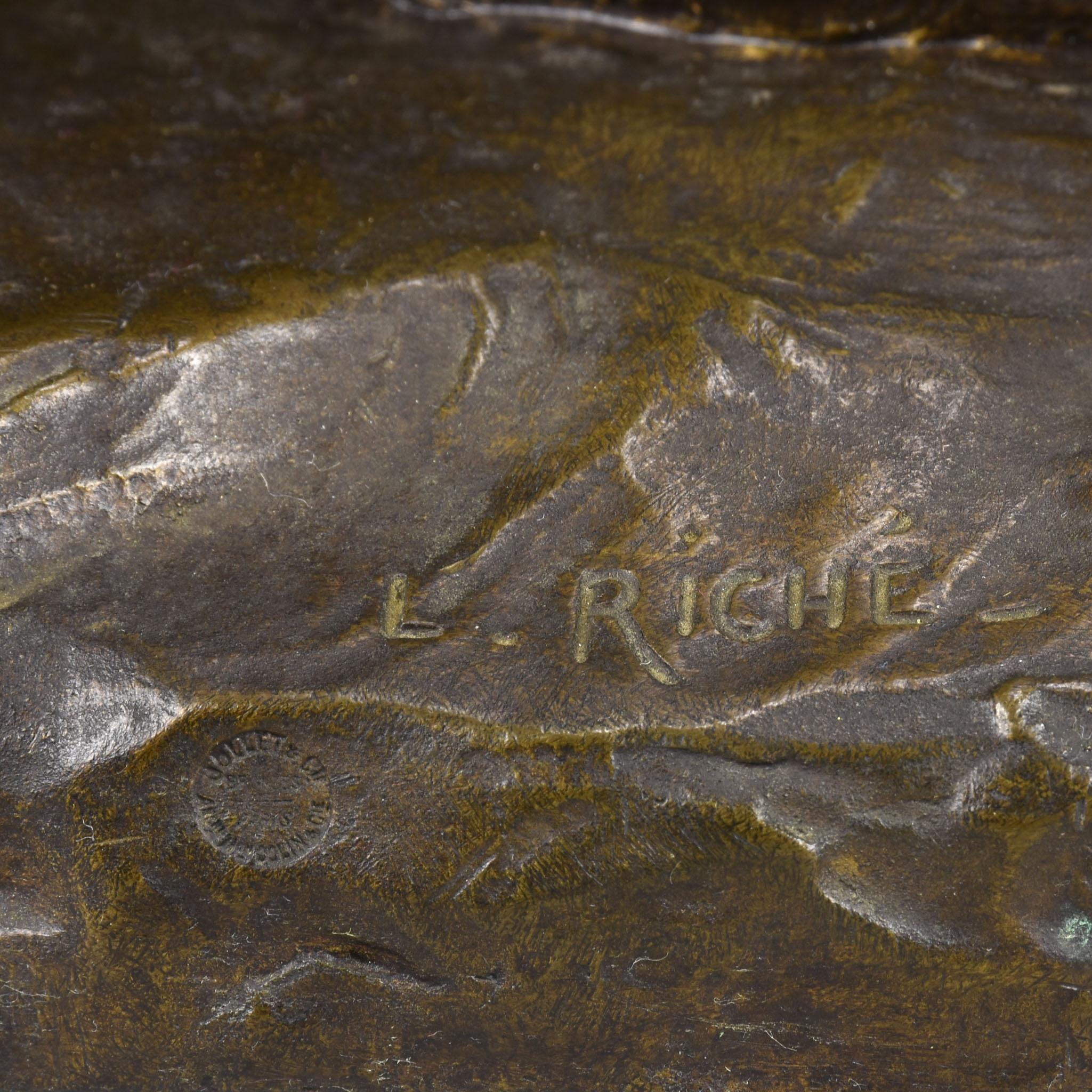 Early-20th Century Animaliers Bronze Entitled 