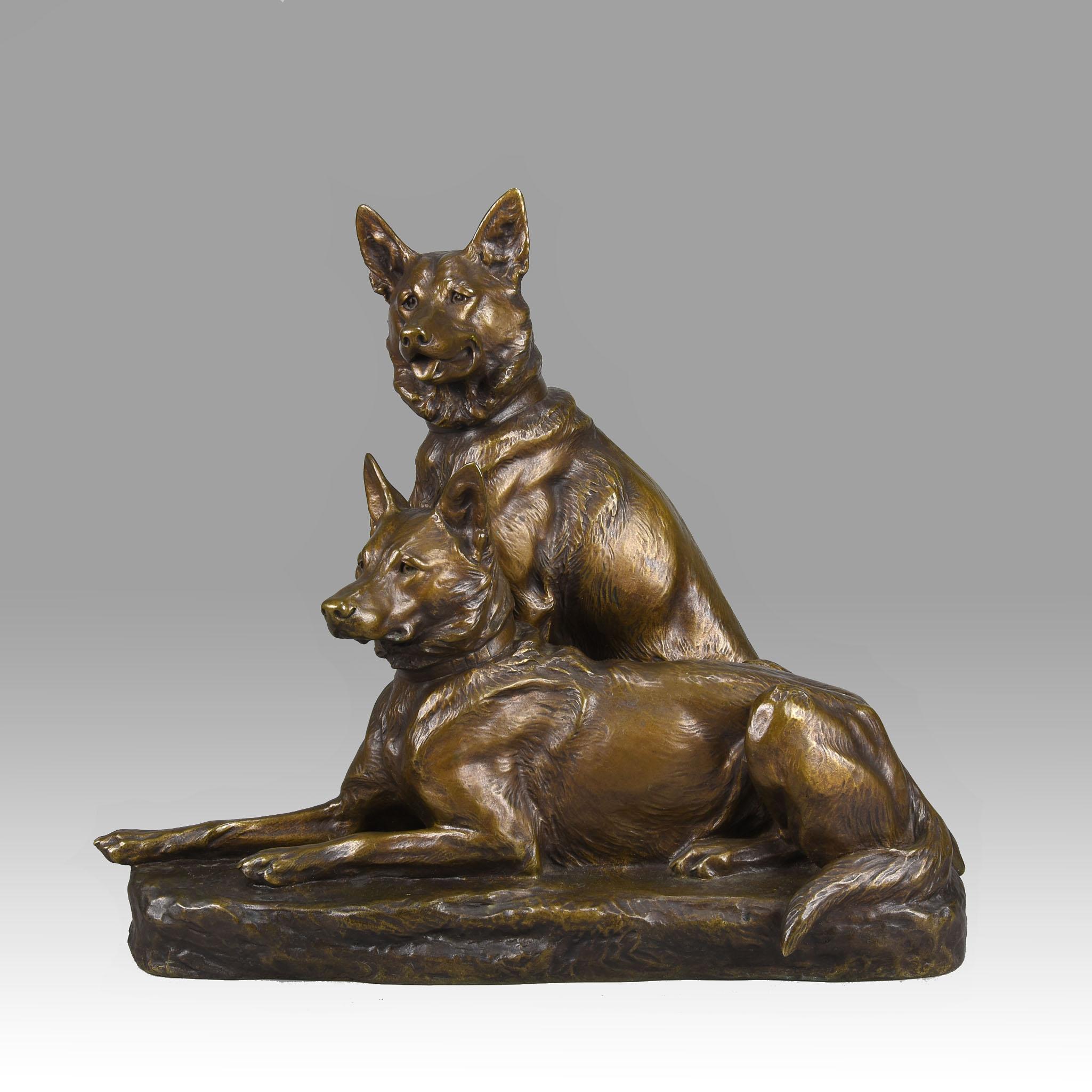 Early-20th Century Animaliers Bronze Entitled 