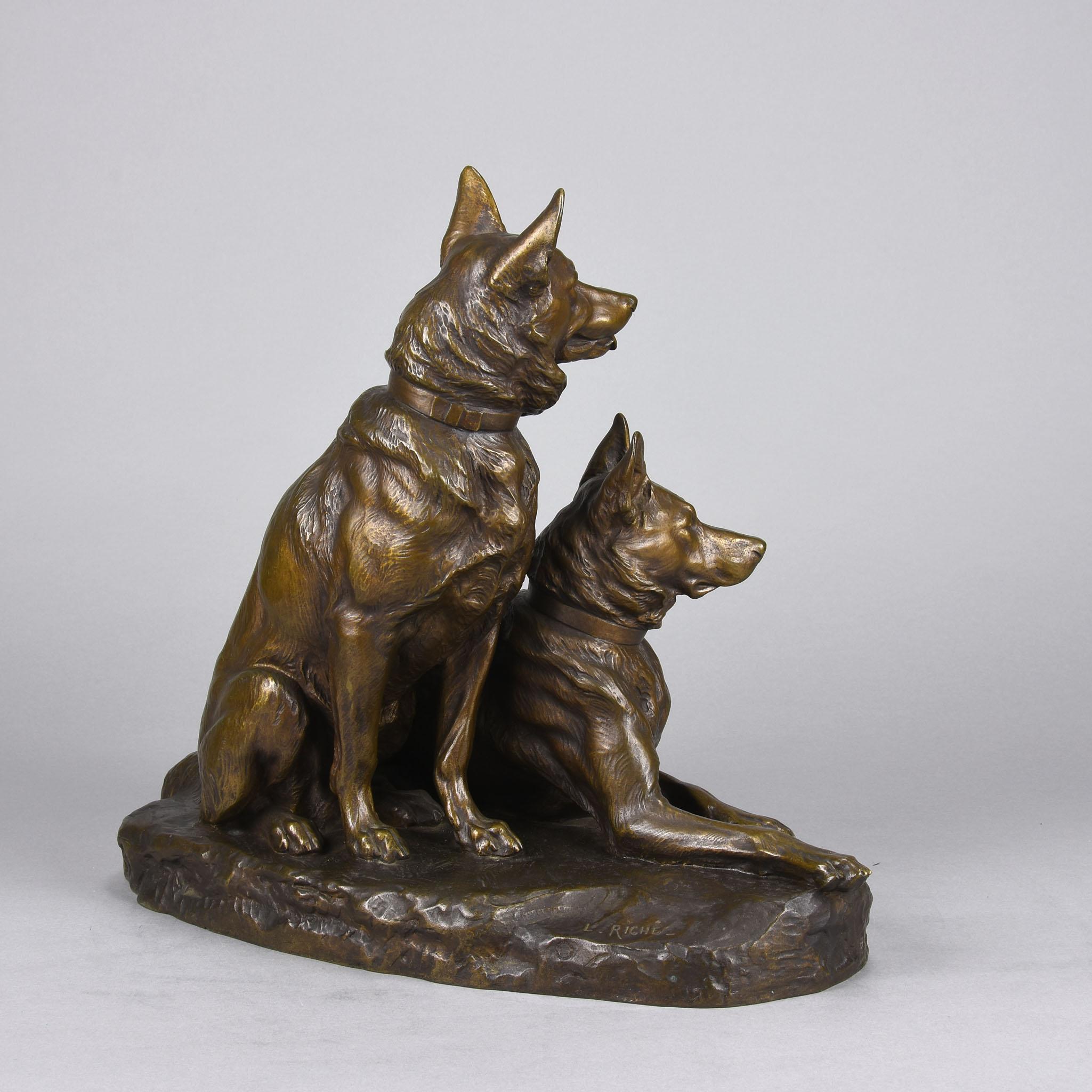 Early 20th Century Early-20th Century Animaliers Bronze Entitled 