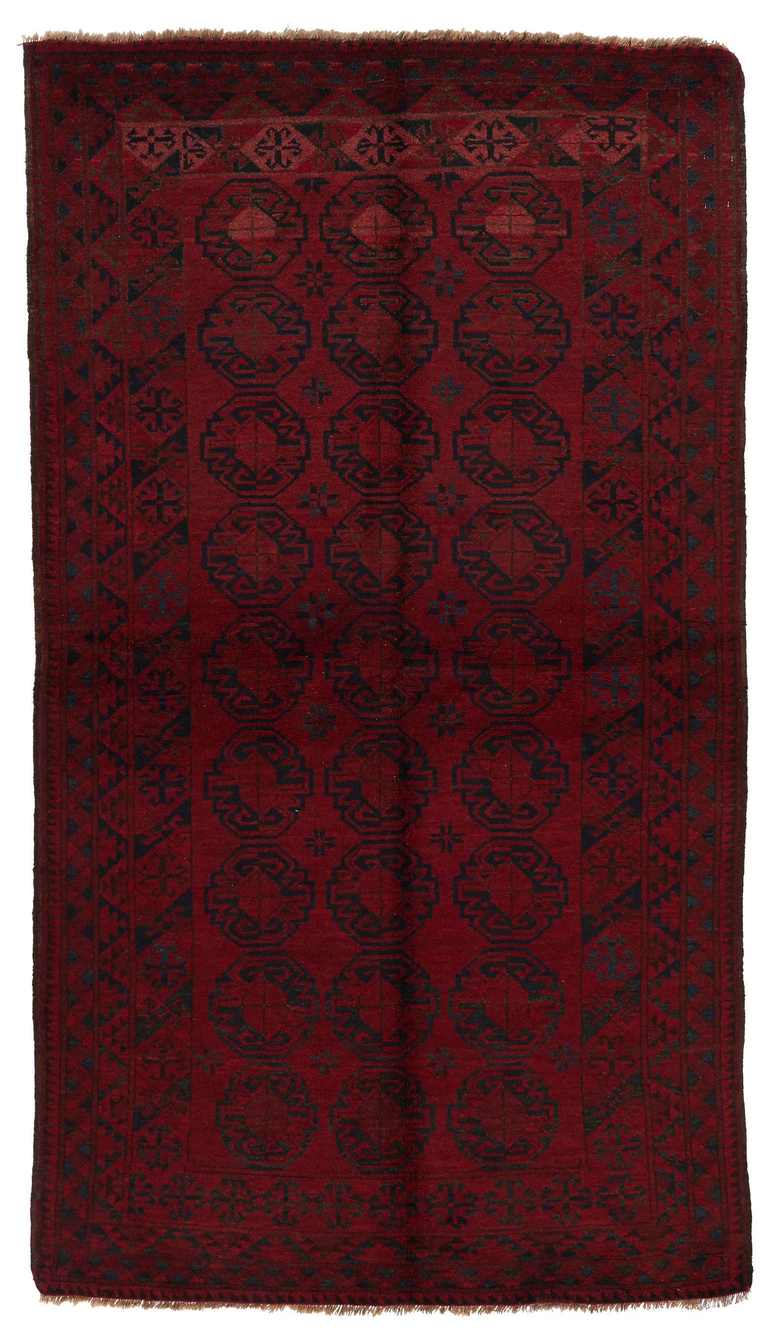 Afghan Début du 20e siècle ANTIQUE ERSARI AFGHAN présente un motif boteh répétitif en vente