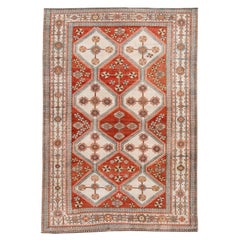 Early 20th Century Antique Afshar Wool Rug
