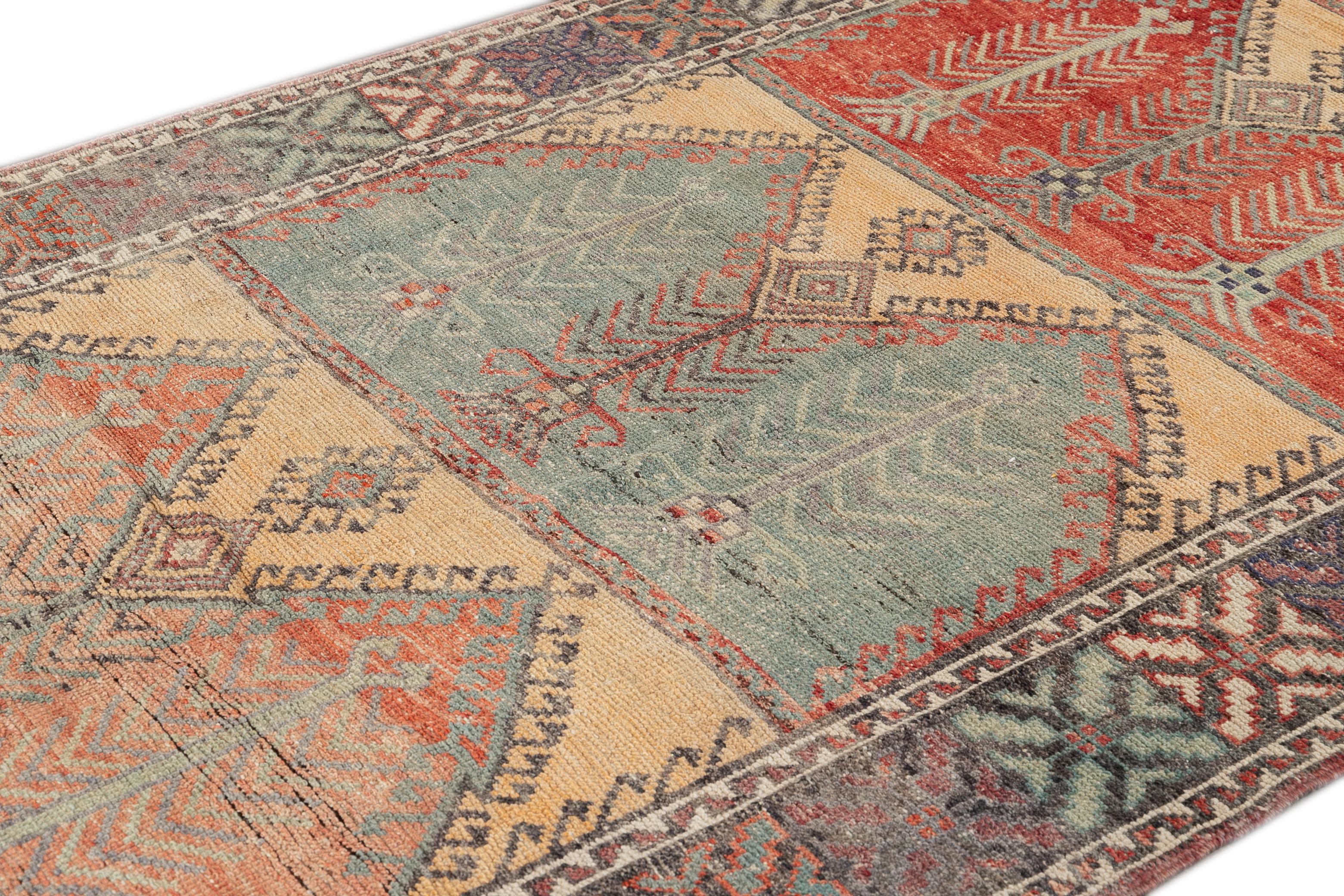 Early 20th Century Antique Anatolian Wool Runner Rug For Sale 4