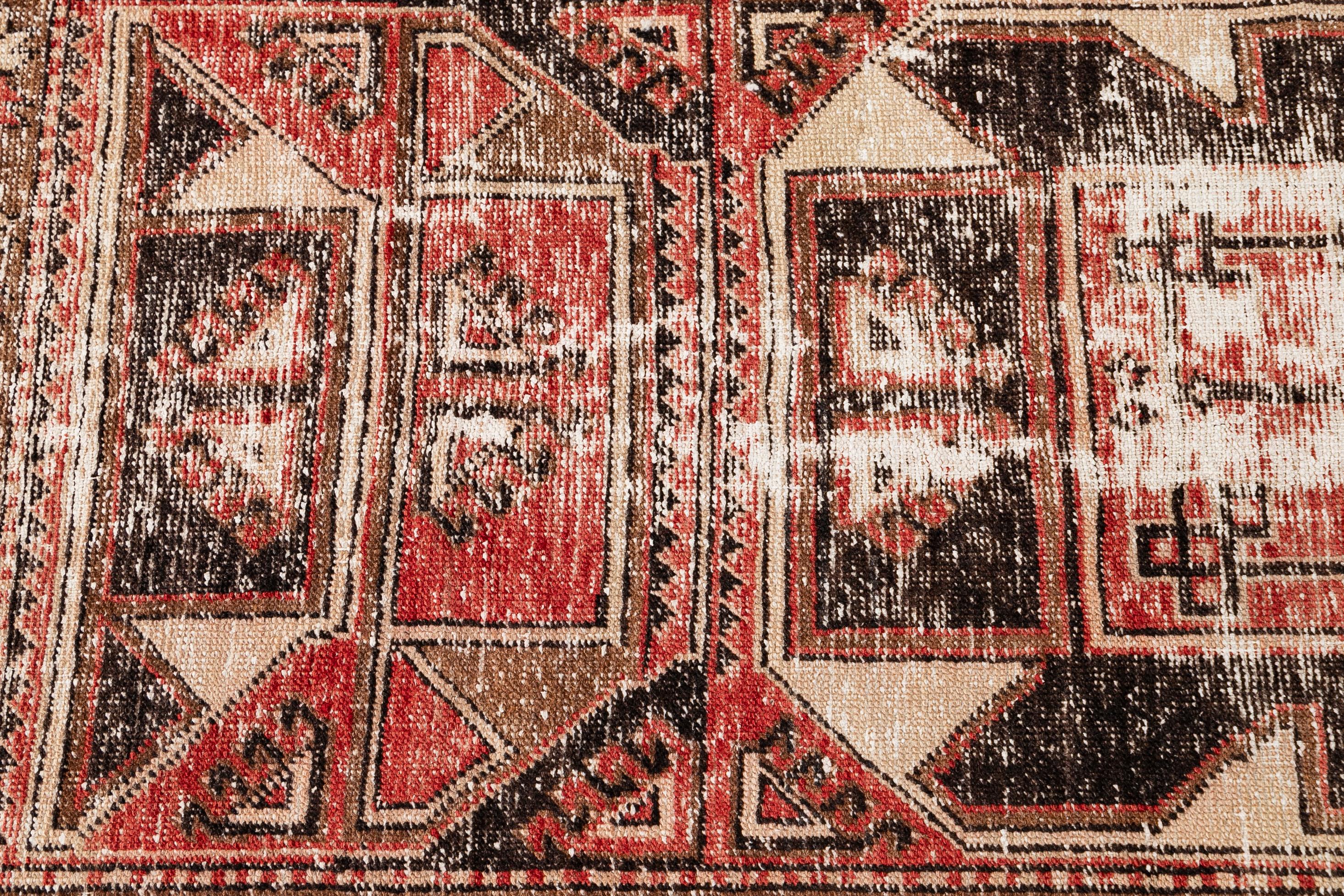 Early 20th Century Antique Anatolian Wool Runner Rug For Sale 5
