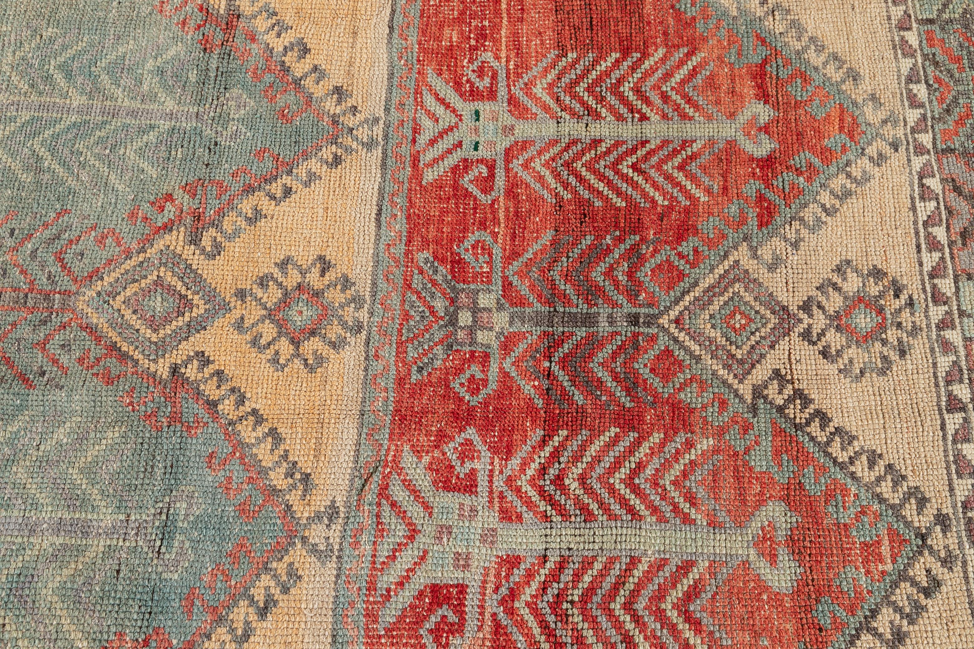 Early 20th Century Antique Anatolian Wool Runner Rug For Sale 5