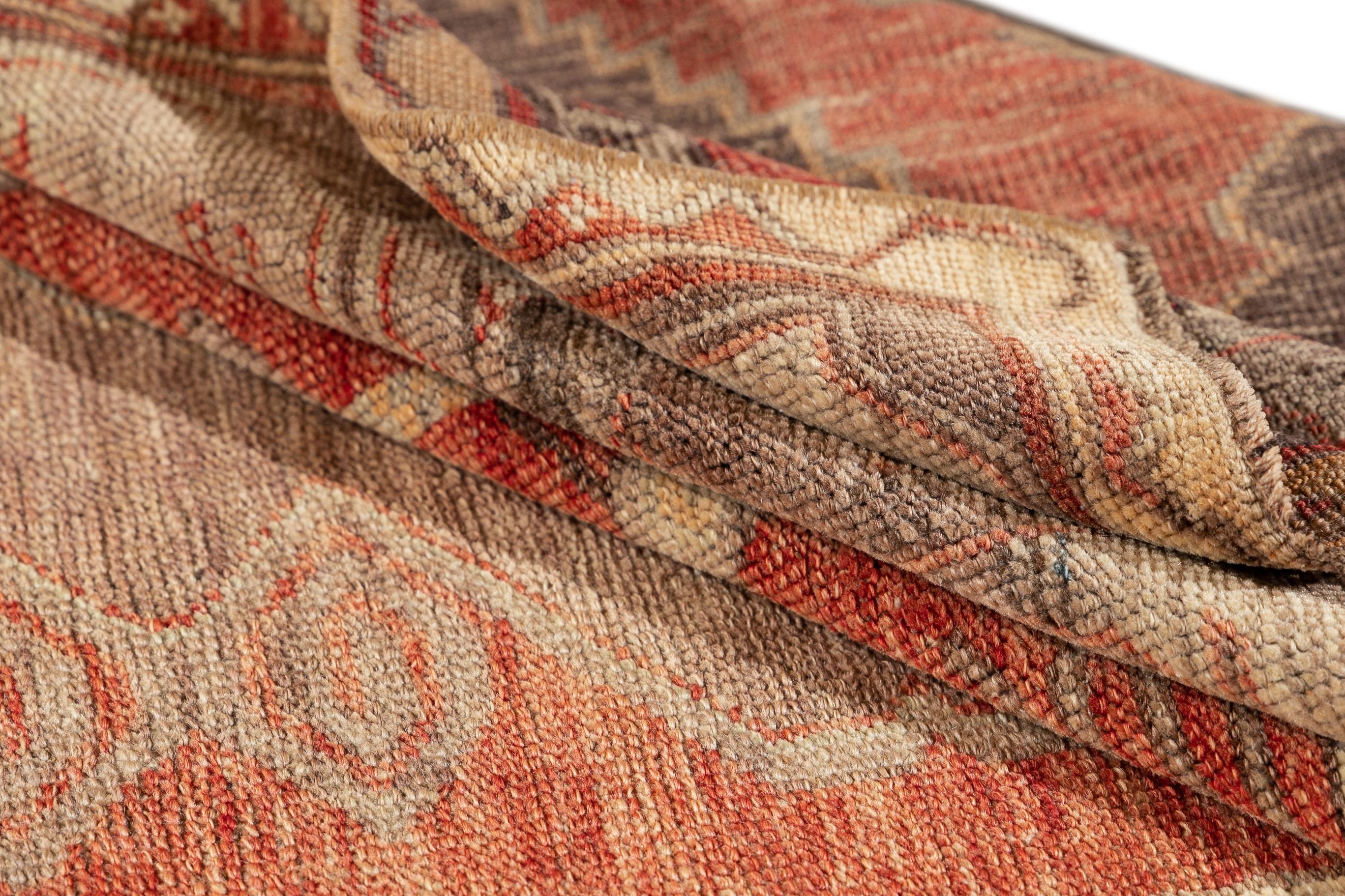 Turkish Early 20th Century Antique Anatolian Wool Runner Rug For Sale