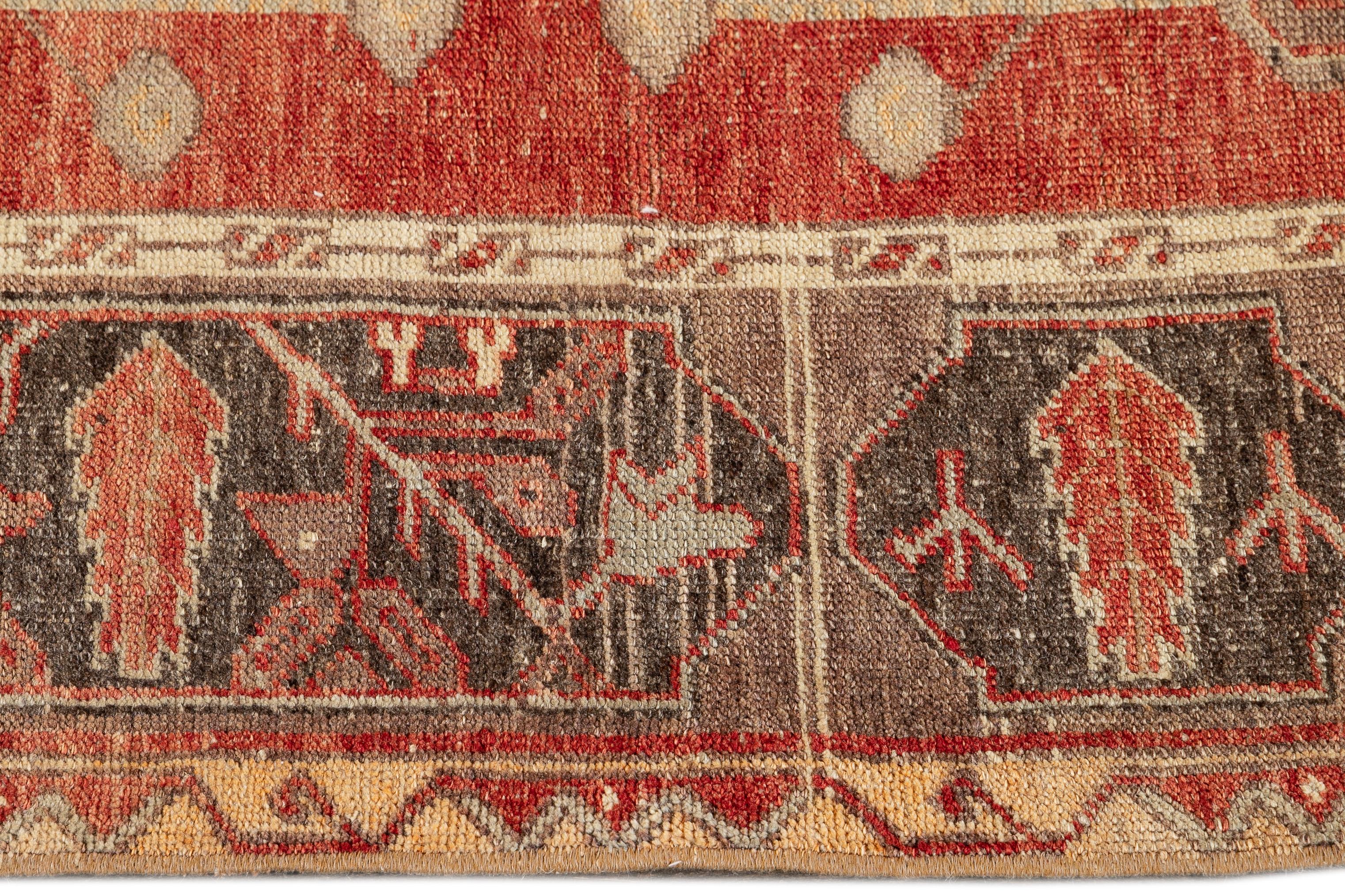 Early 20th Century Antique Anatolian Wool Runner Rug In Good Condition For Sale In Norwalk, CT