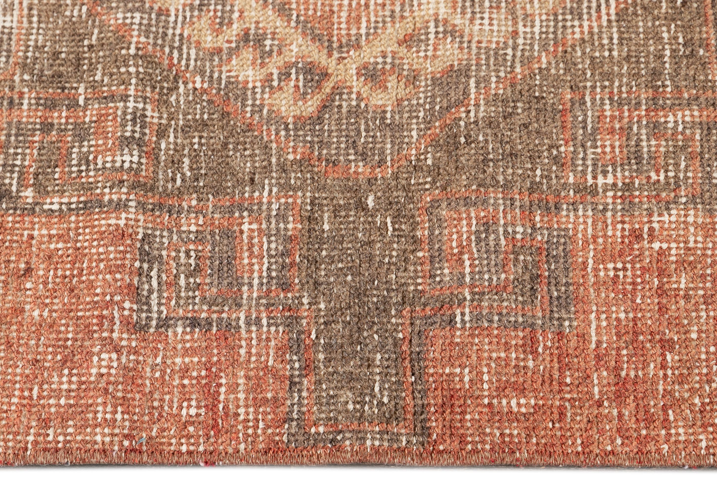 Early 20th Century Antique Anatolian Wool Runner Rug For Sale 1