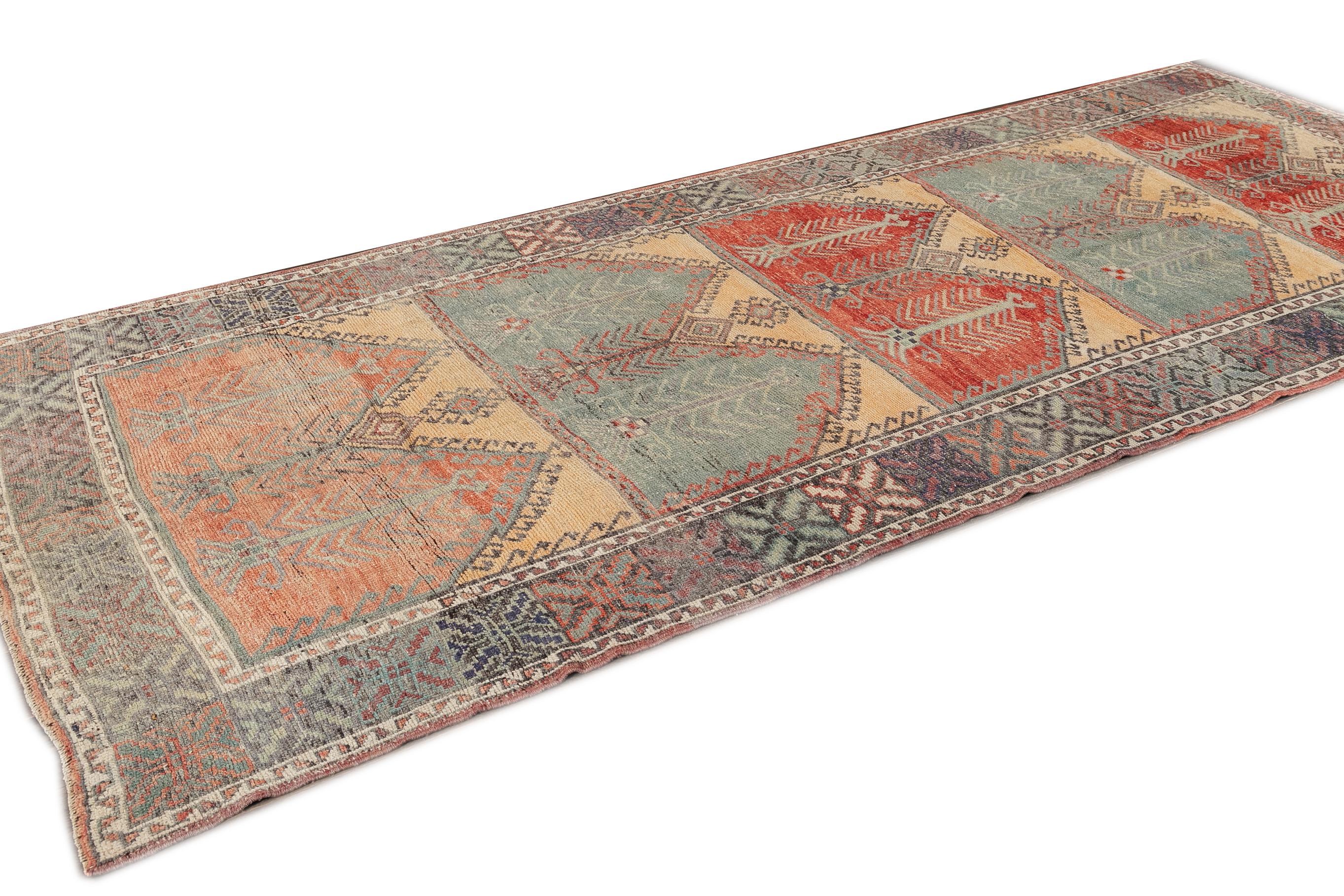 Early 20th Century Antique Anatolian Wool Runner Rug For Sale 3