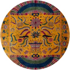 Alfombra china antigua Art Decó de principios del siglo XX