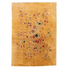 Early 20th Century Antique Art Deco Chinese Rug