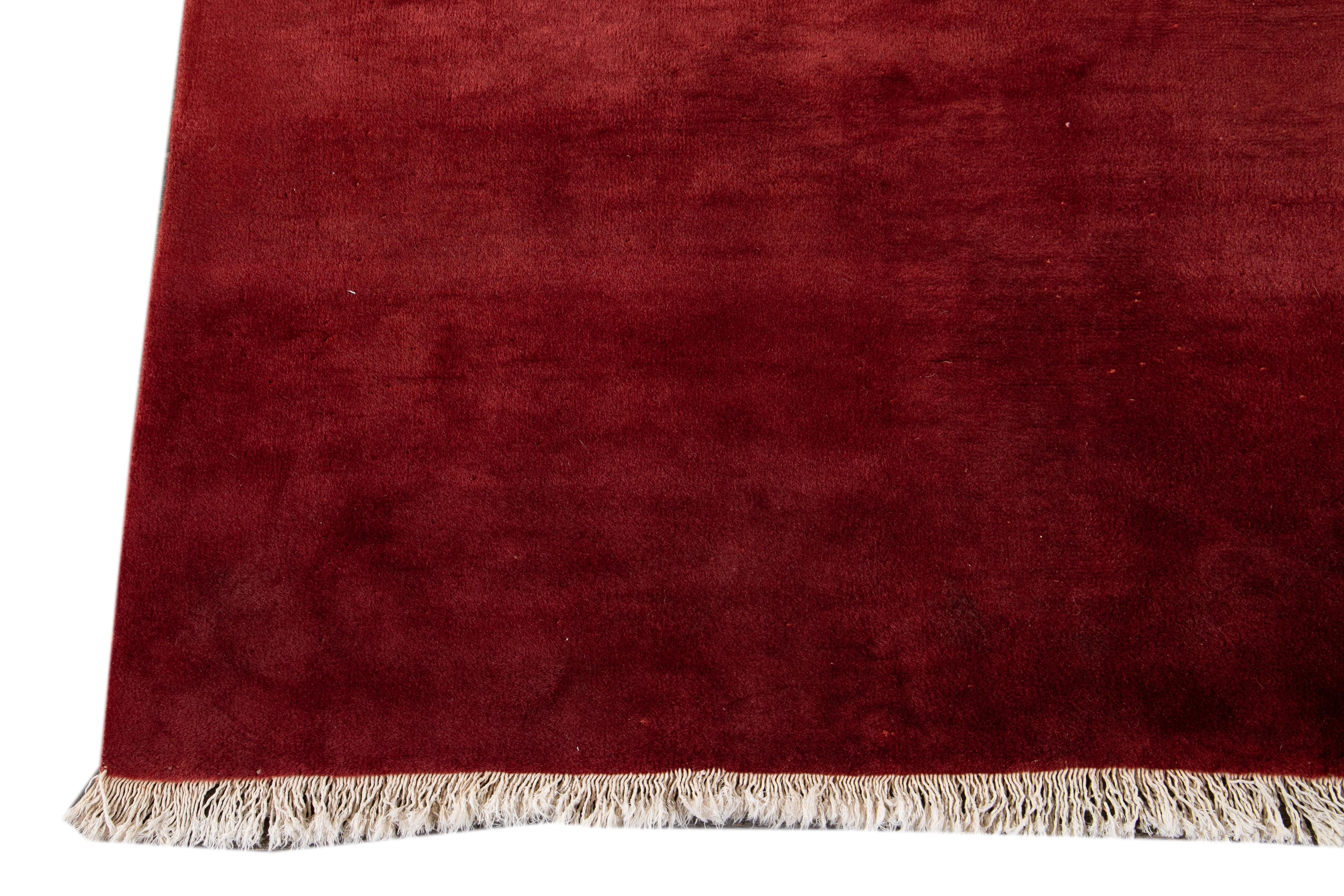 Antike Art Deco Chinesisch Wolle Teppich 8 Ft 9 In X 14 Ft. im Angebot 6