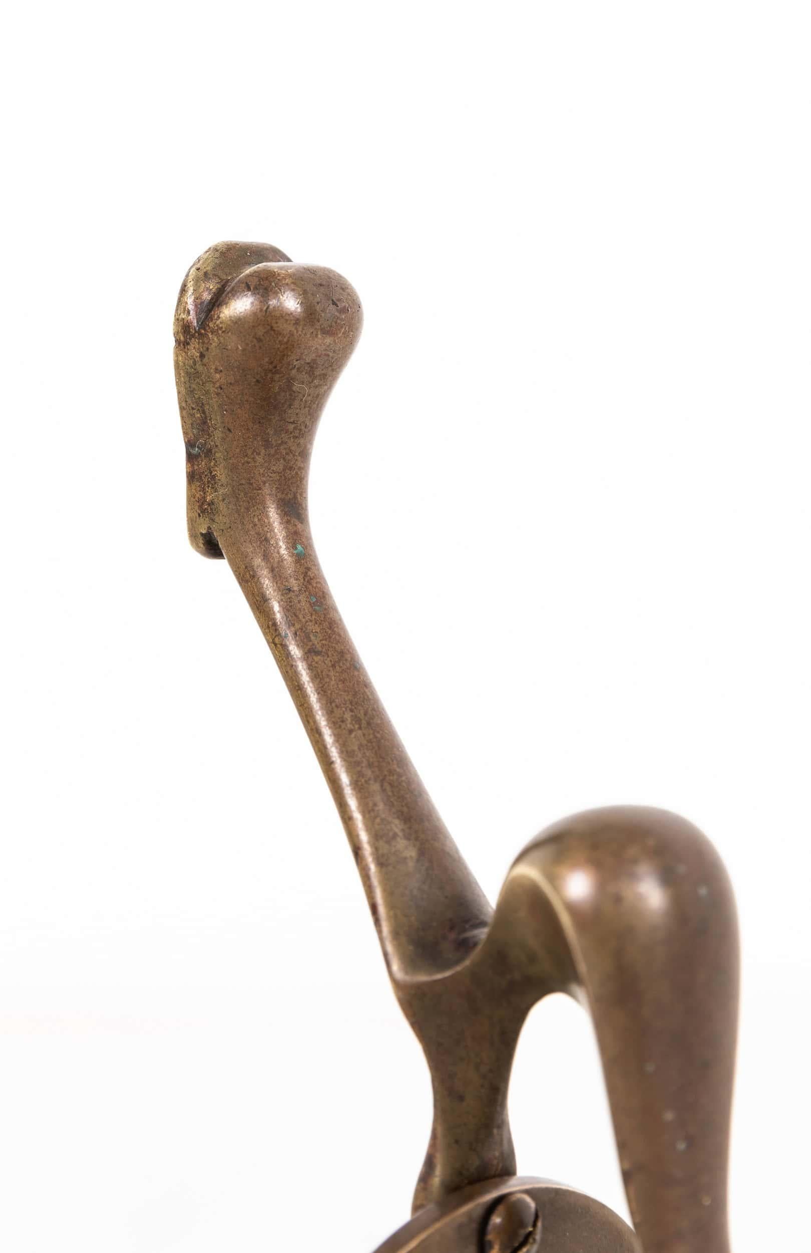 Lámpara antigua de sobremesa de latón dorado Arts & Crafts de principios del siglo XX, c.1910 en venta 1