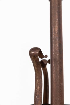 Early 20th Century Antique Arts & Crafts Standard Copper Floor Lamp, c.1910