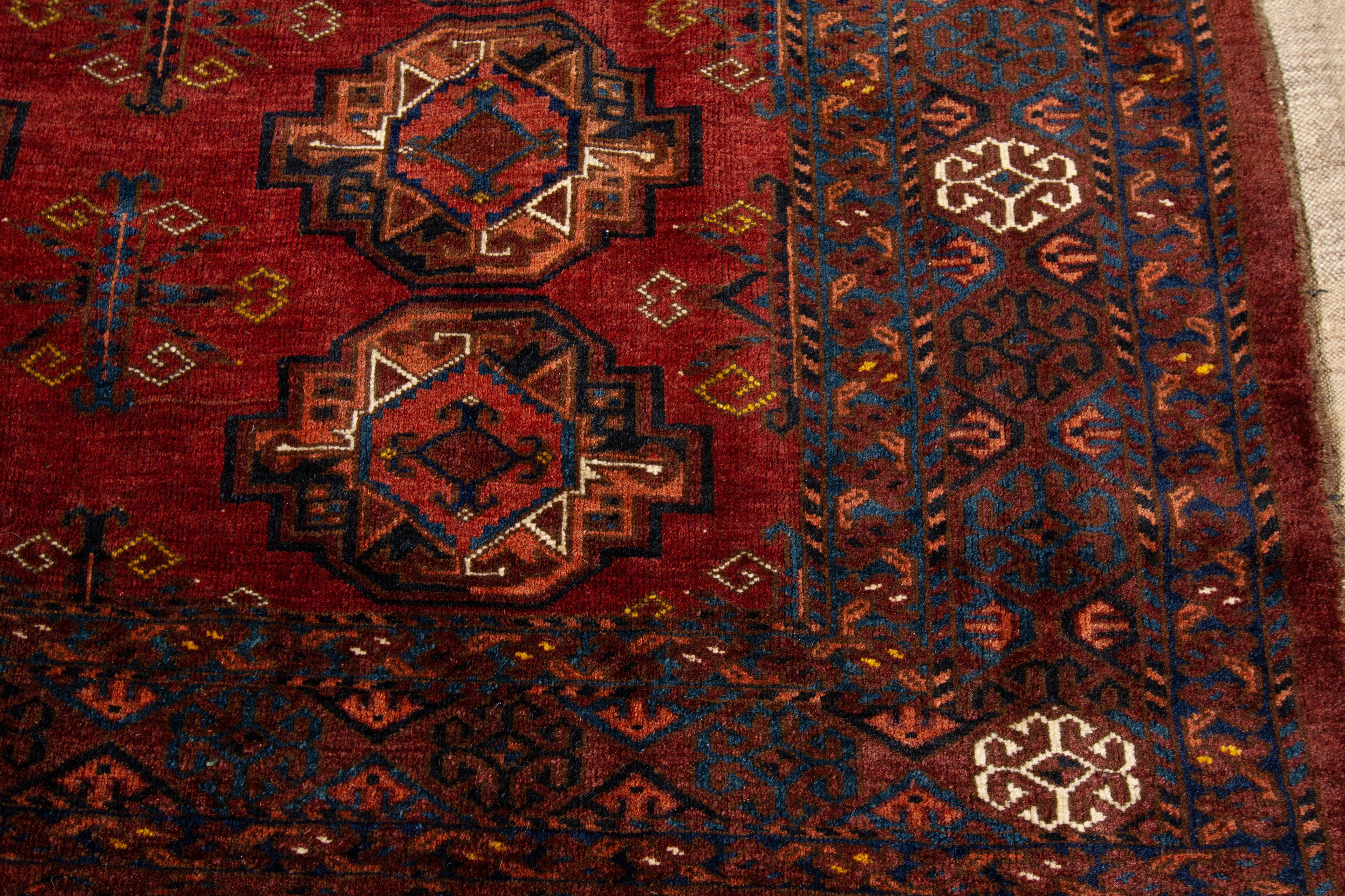 Wool Early 20th Century Antique Asari Rug For Sale