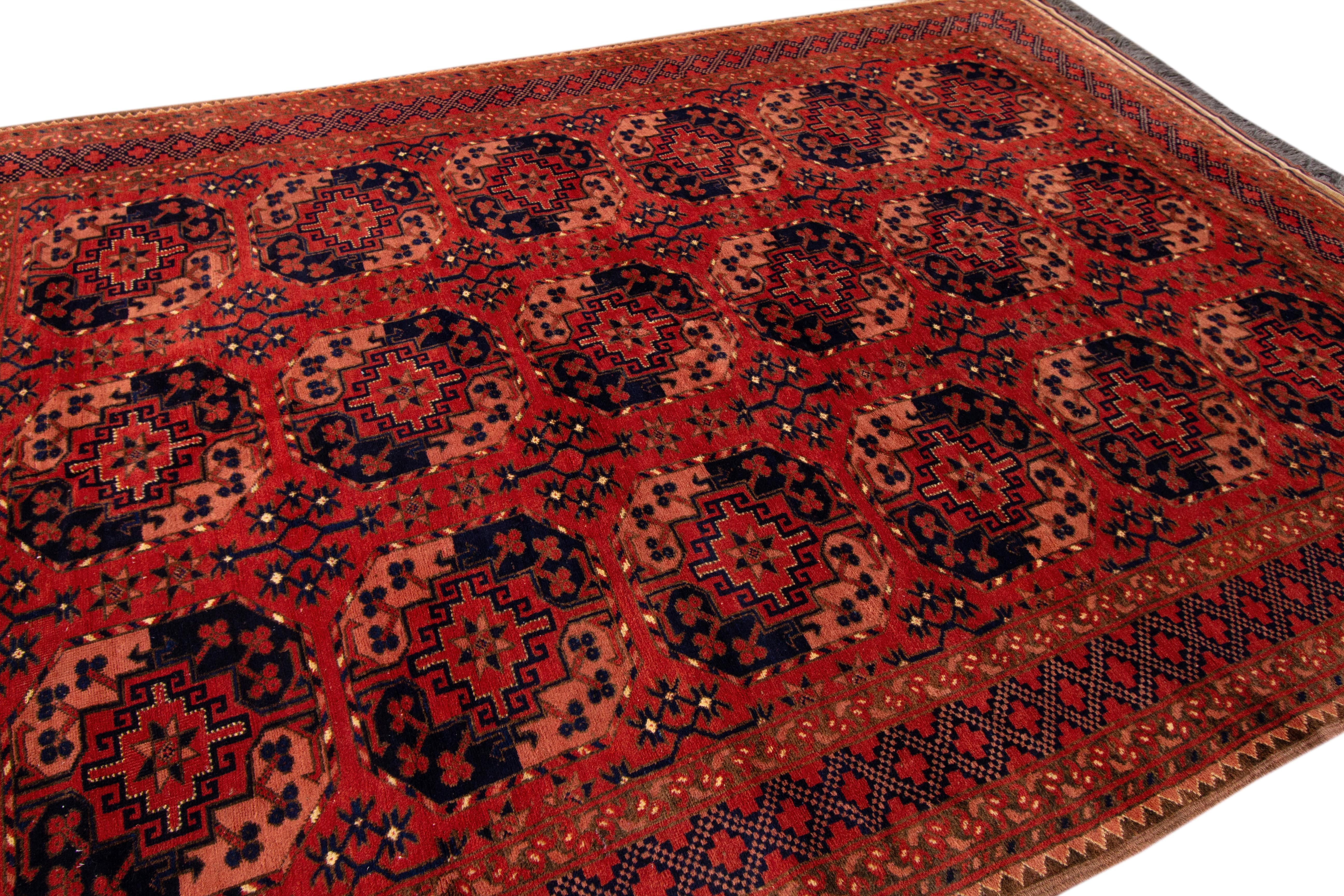 Early 20th Century Antique Bashir Rug For Sale 3