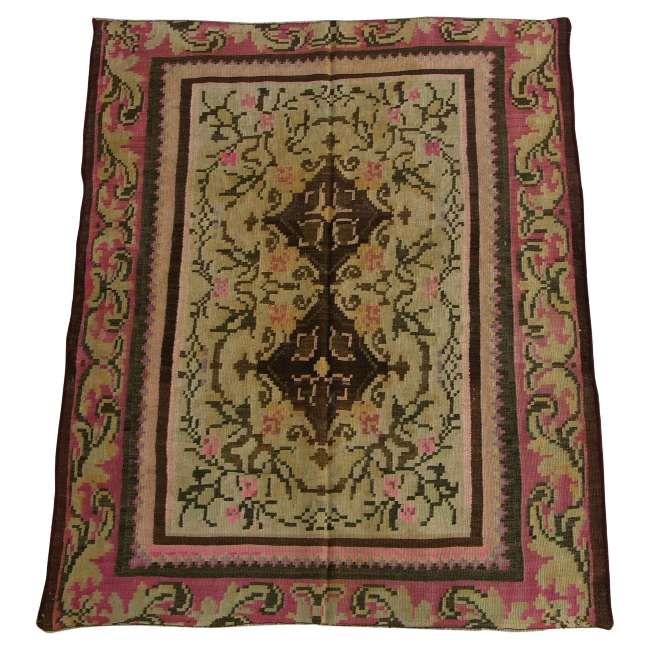 Early 20th Century Antique Bessarabian Rug For Sale