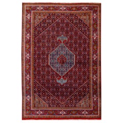 Early 20th Century Antique Bidjar Wool Rug