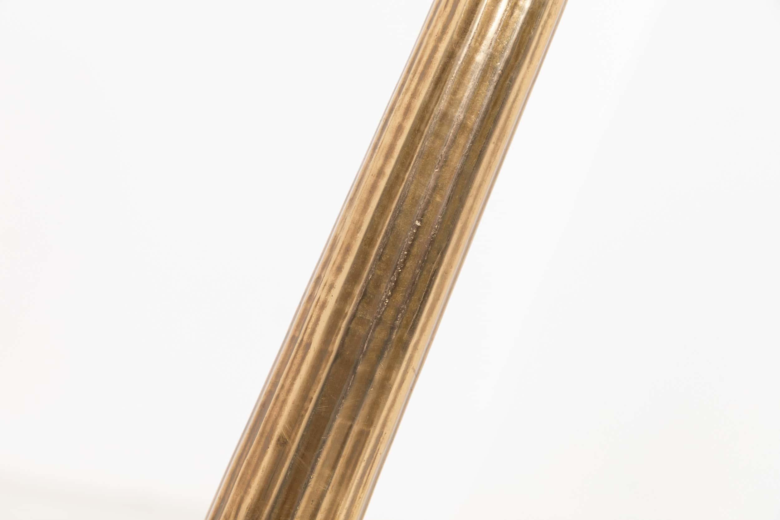 Early 20th Century Antique Brass Art Nouveau Desk Table Lamp, c.1910 For Sale 1