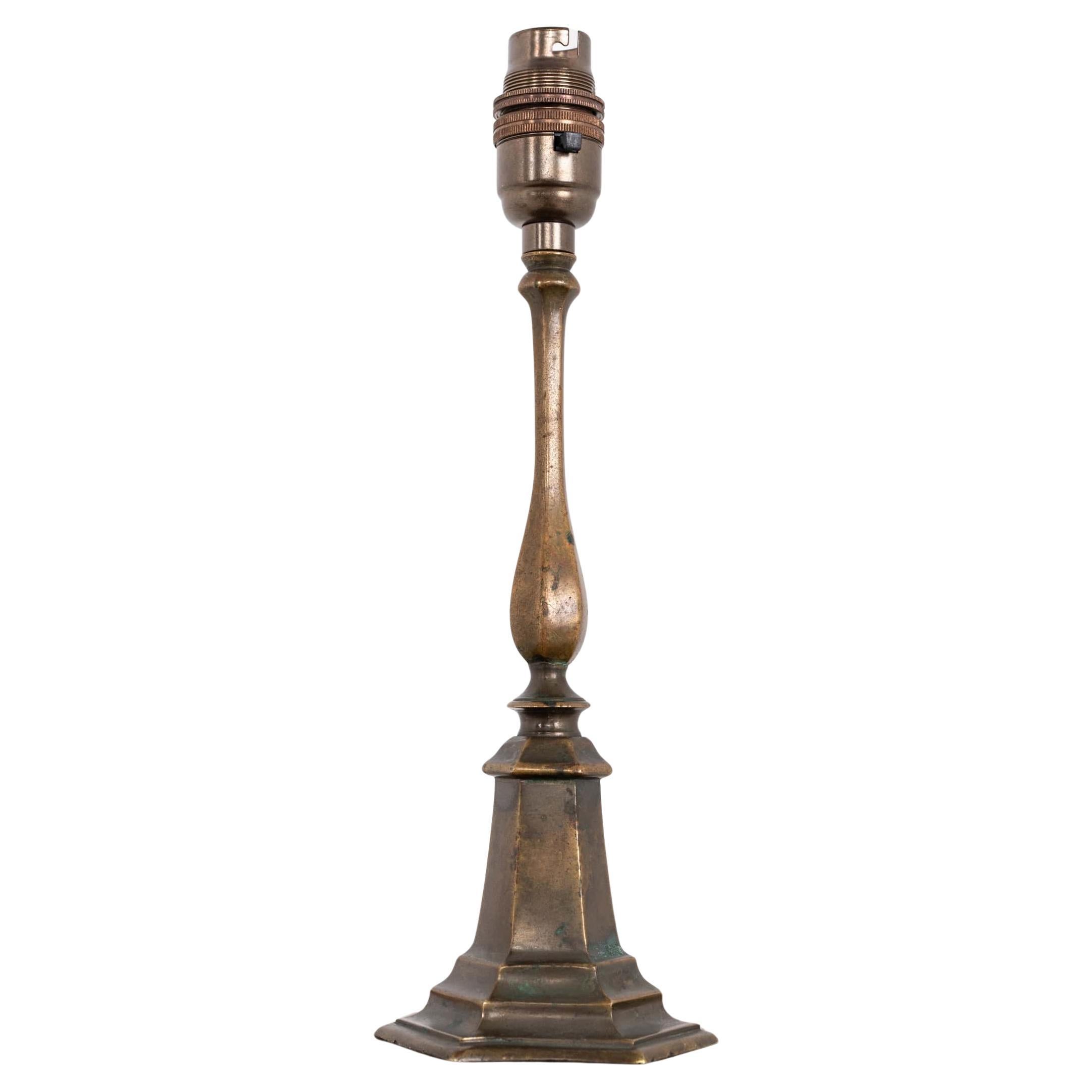 Early 20th Century Antique Brass Faraday & Son Desk Table Lamp, c.1920