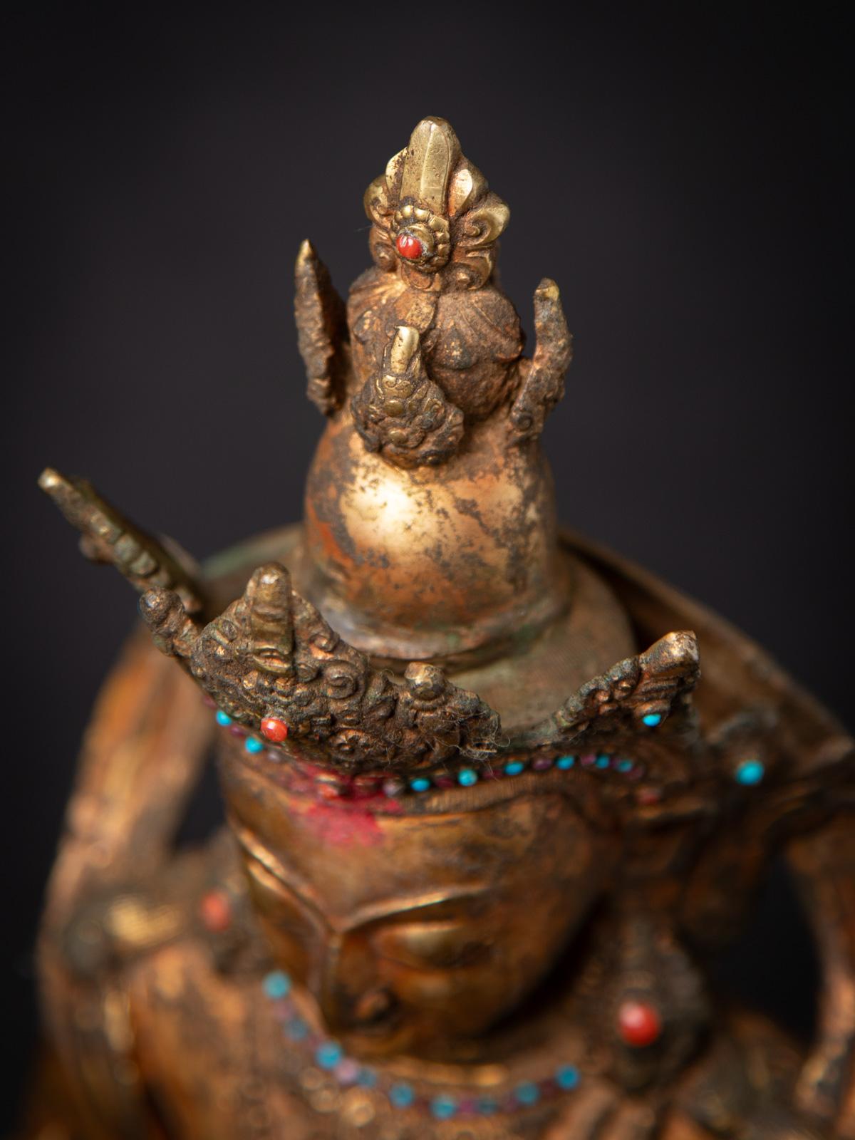 Bronze Early 20th century Antique bronze Nepali Aparmita Buddha statue For Sale