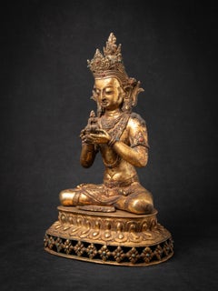 Early 20th century Antique bronze Nepali Aparmita Budha statue