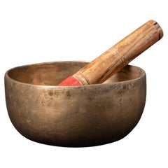 Early 20th century Antique bronze Nepali Singing bowl  OriginalBuddhas