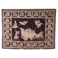 Early 20th Century Antique Burmese Kalaga Wall Hanging