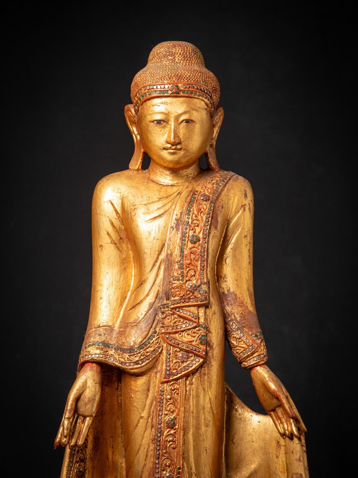 Bronze Statue de Bouddha Mandalay de Birmanie du début du 20e siècle en vente