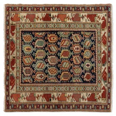 Early 20th Century, Antique Caucasian Rug Shirvan with "Boteh" Design