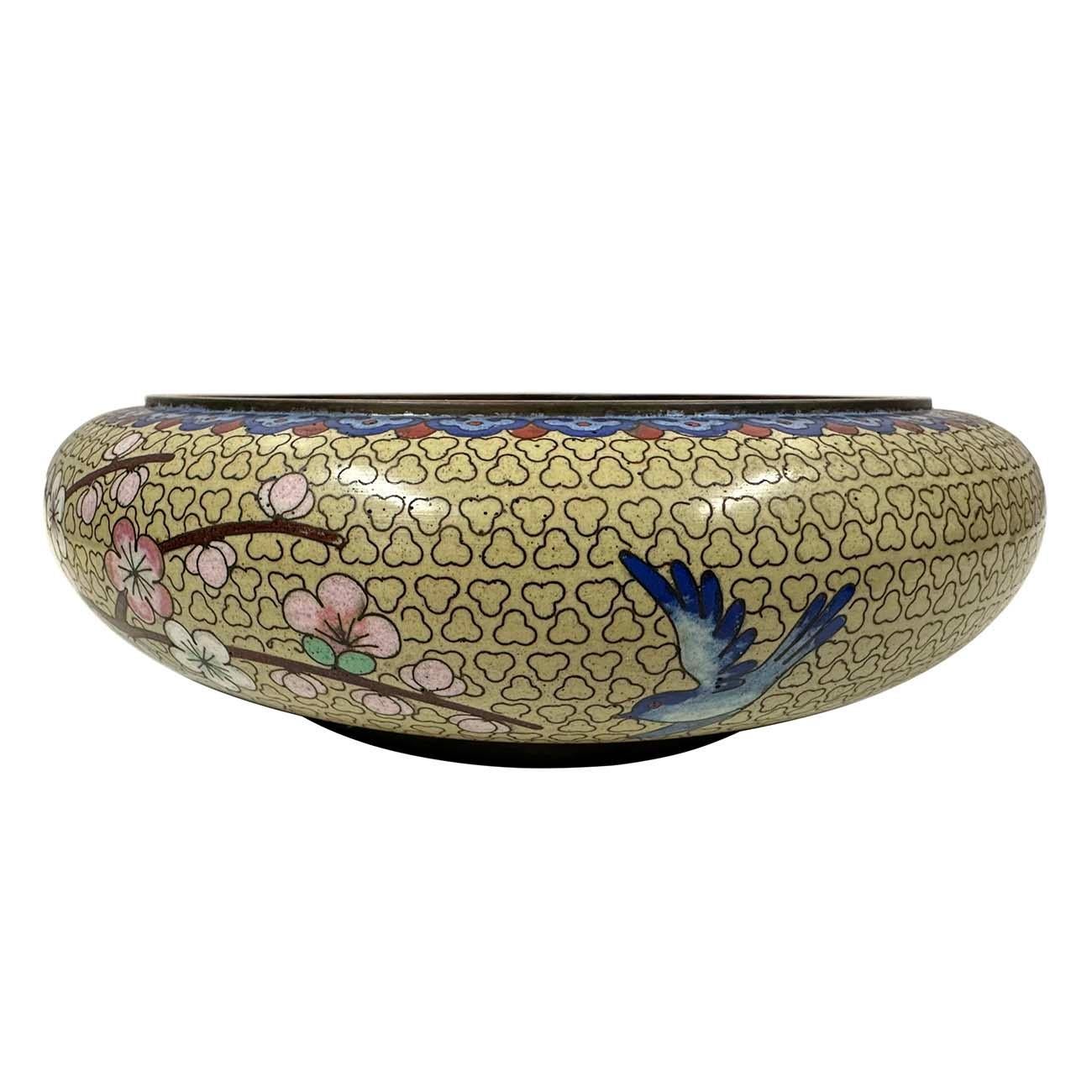 Bol en cloisonné chinois ancien du début du 20e siècle en vente 1