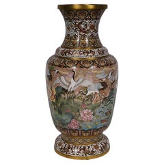 Early 20th Century Antique Chinese Cloisonne Vase