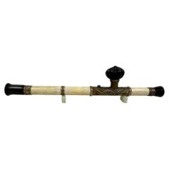 Early 20th Century Antique Chinese Opium Pipe, Late Qing Dynasty, Handcrafted A