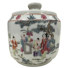 Early 20th-Century Antique Chinese Porcelain Jar With Lid