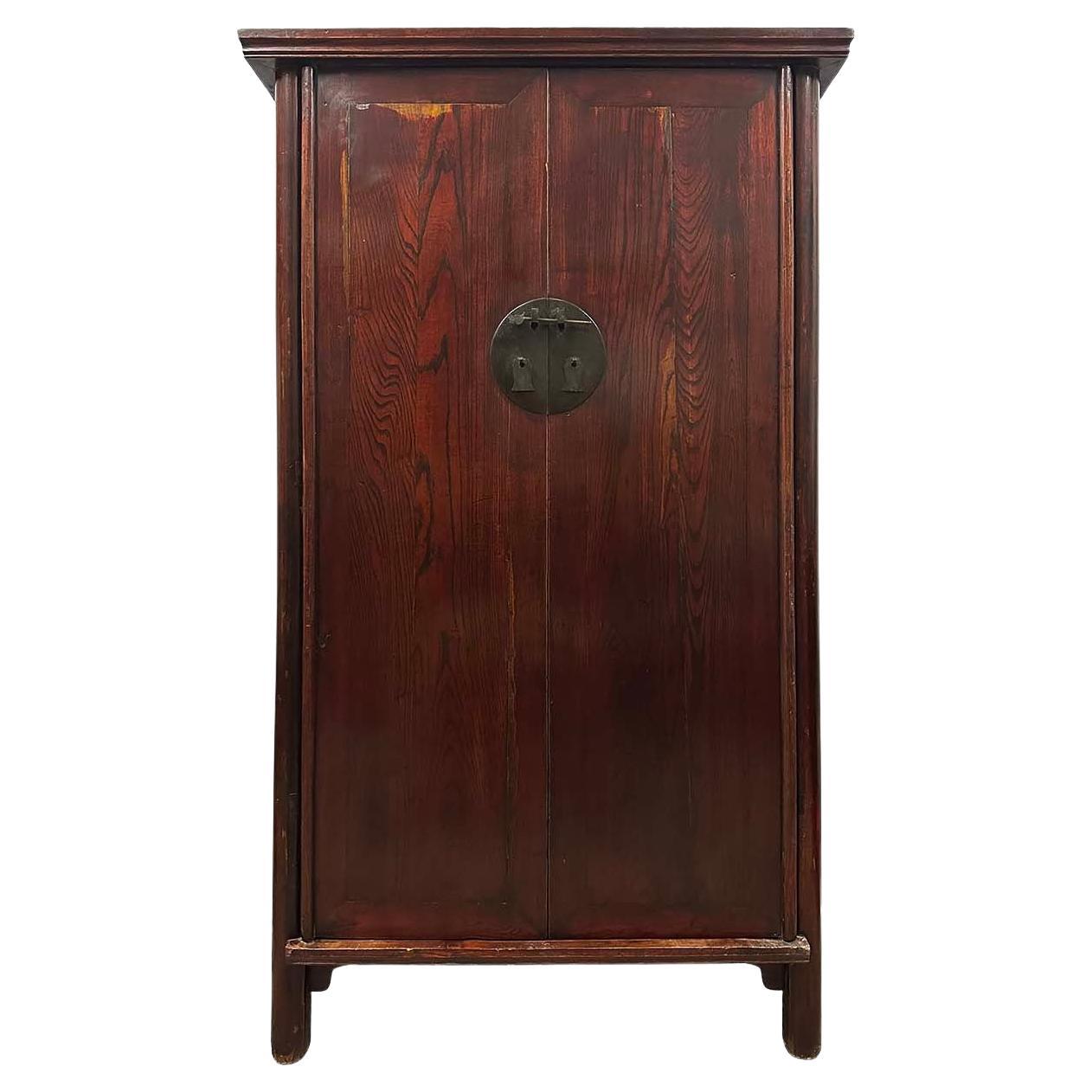 Early 20th Century Antique Chinese Sun Armoire