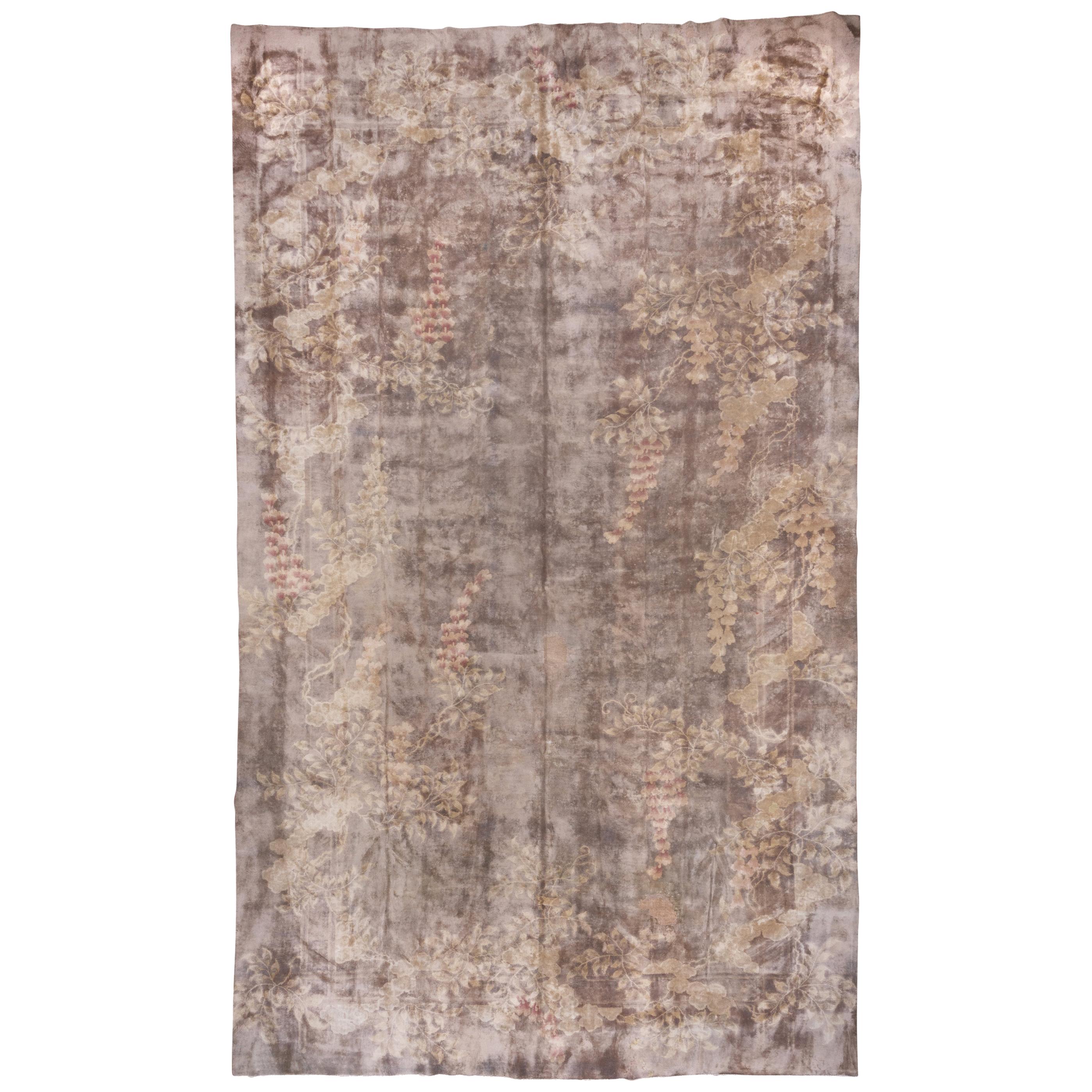 Early 20th Century Antique Chinese Tianjin Carpet, circa 1930s