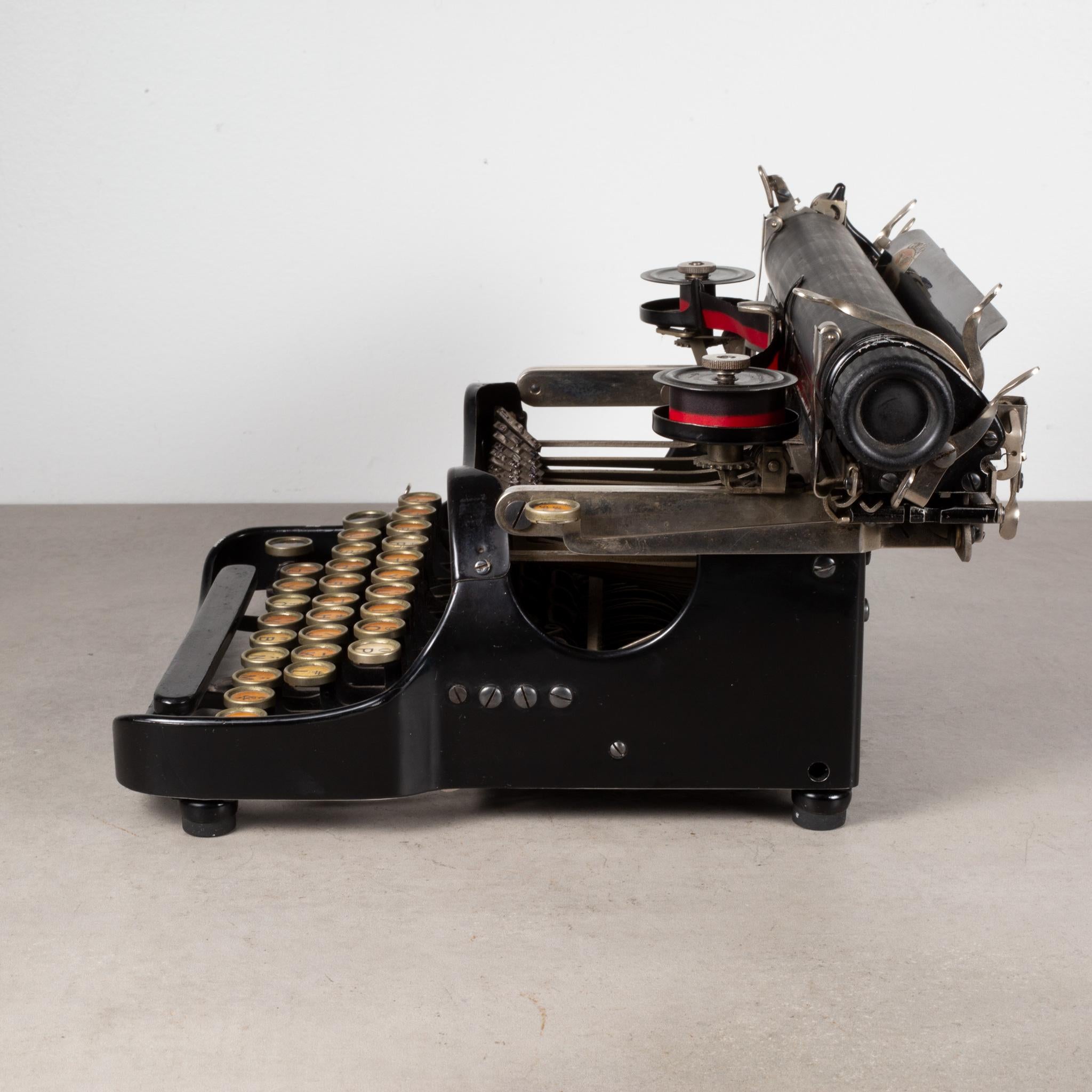 Industrial Early 20th Century Antique Corona Flip Top Portable Typewriter, circa 1917