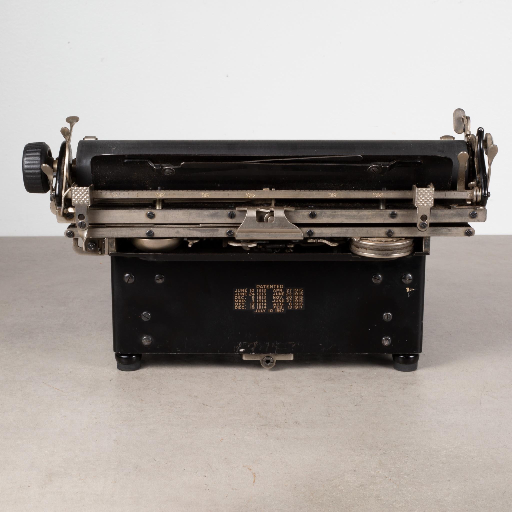 American Early 20th Century Antique Corona Flip Top Portable Typewriter, circa 1917
