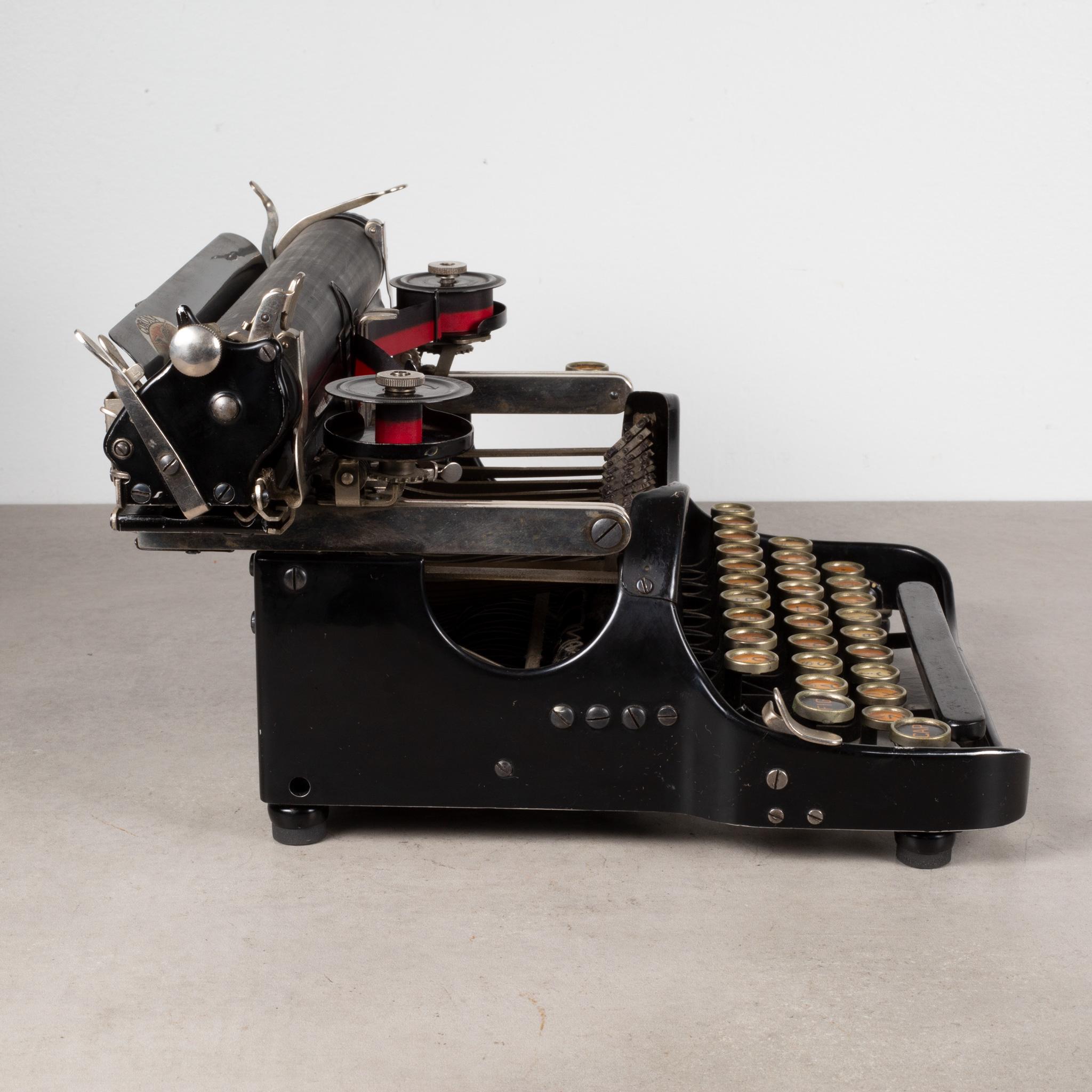 Early 20th Century Antique Corona Flip Top Portable Typewriter, circa 1917 In Good Condition In San Francisco, CA