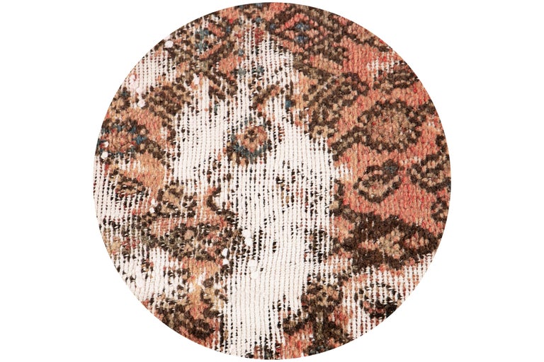 Early 20th Century Antique Distressed Wool Rug For Sale at 1stDibs