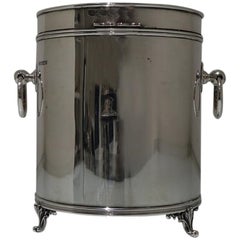 Early 20th Century Antique Edwardian Sterling Silver Biscuit Box Sheffield, 1909