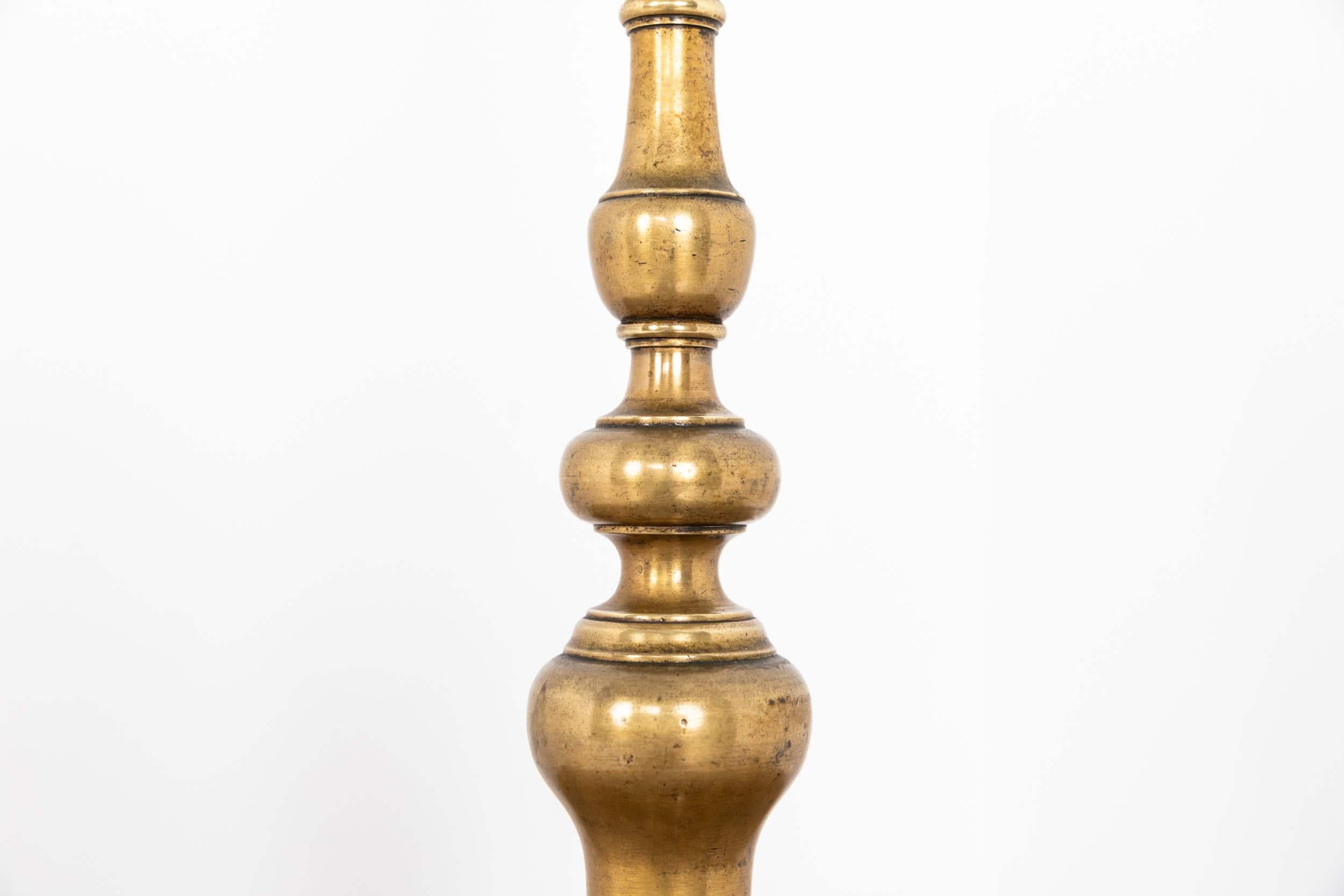 Early 20th Century Antique GEC Brass Desk Table Lamp, c.1920 For Sale 3