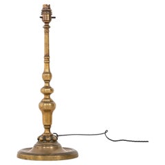 Lámpara de sobremesa antigua de latón GEC de principios del siglo XX, c.1920