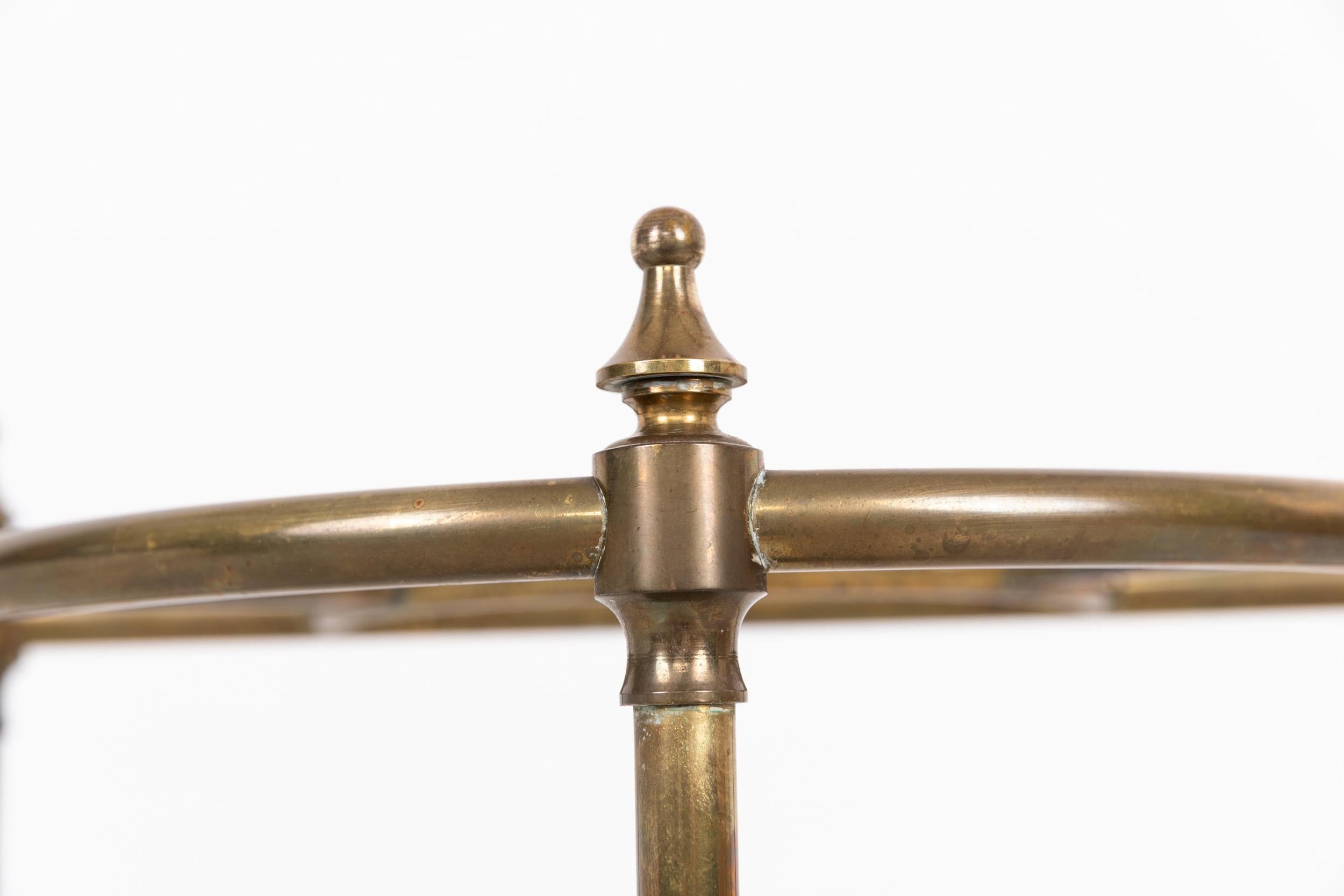 Arts and Crafts Early 20th Century Antique Gilt Brass Umbrella / Stick Stand. c.1910 For Sale