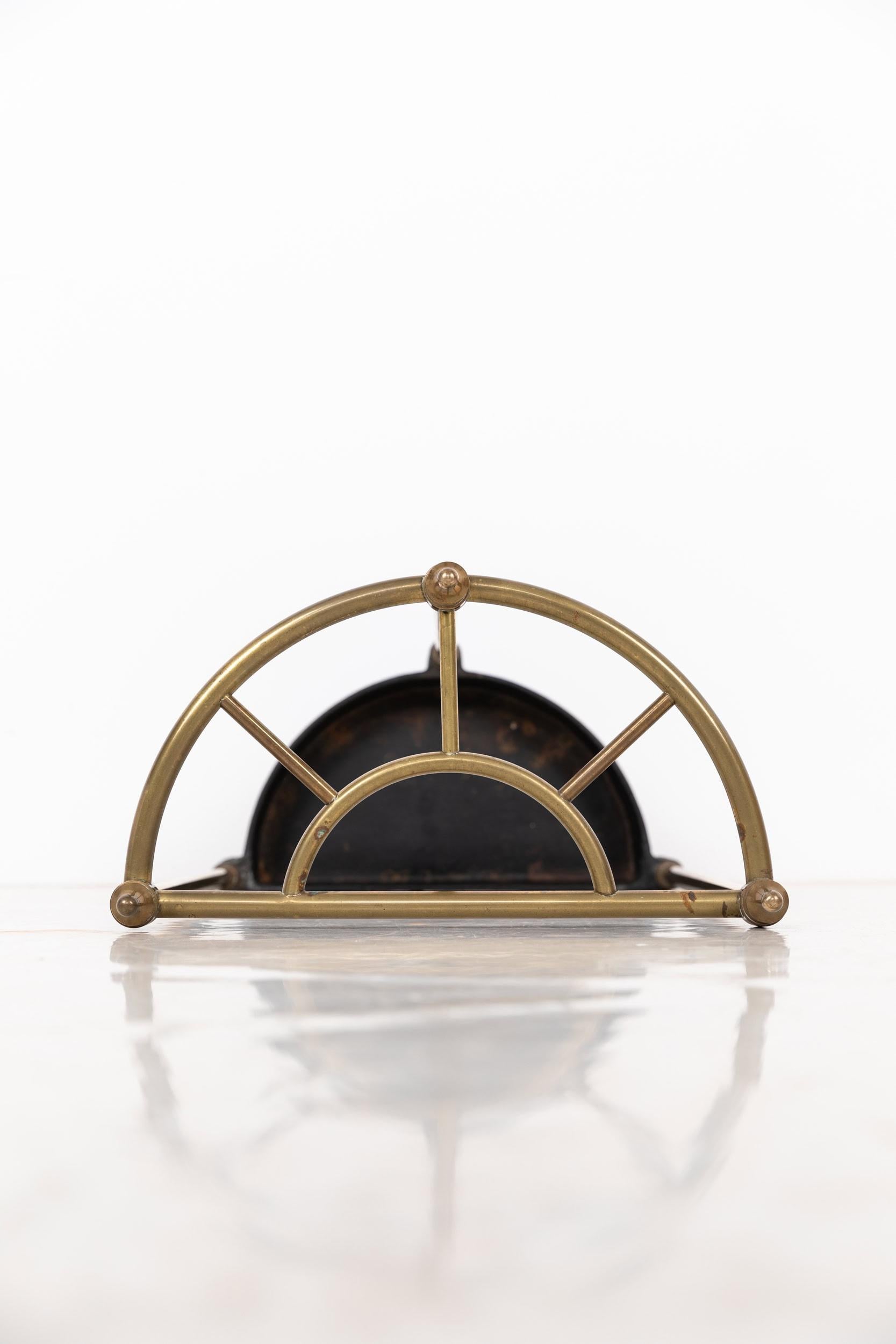 Early 20th Century Antique Gilt Brass Umbrella / Stick Stand. c.1910 For Sale 1